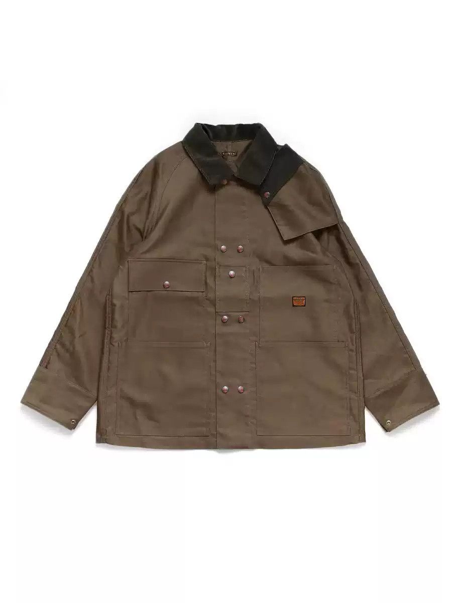 image of New Kapital Retro Tooling Multi-Pocket Casual Jacket Coat Hirata Hiroshi 21W in Brown (Size Large)
