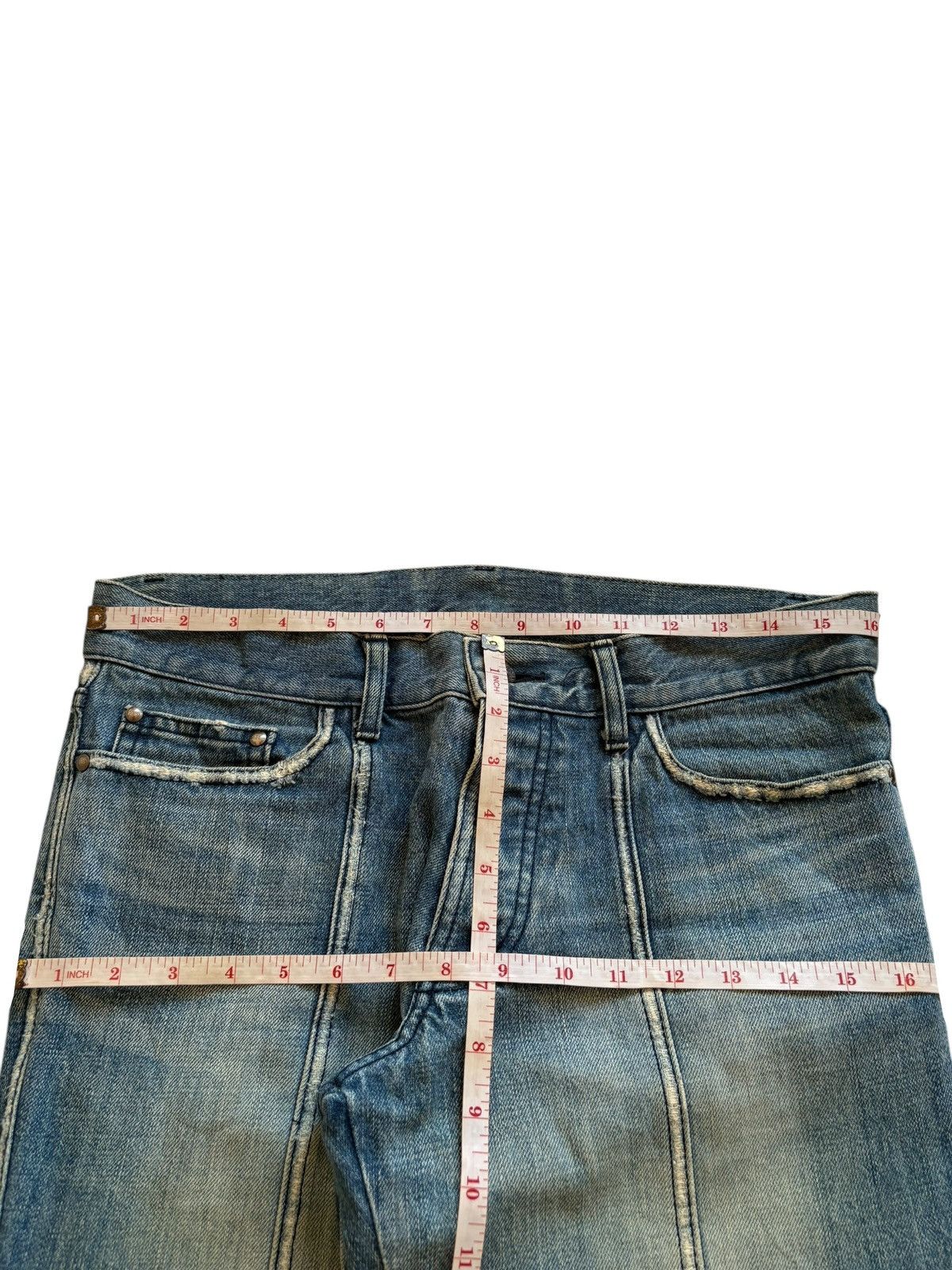 5351 POUR LES HOMMES Vintage / Y2K 5351 Poure Les Hommes Mud Wash Flare Jeans Size US 32 / EU 48 - 14 Thumbnail