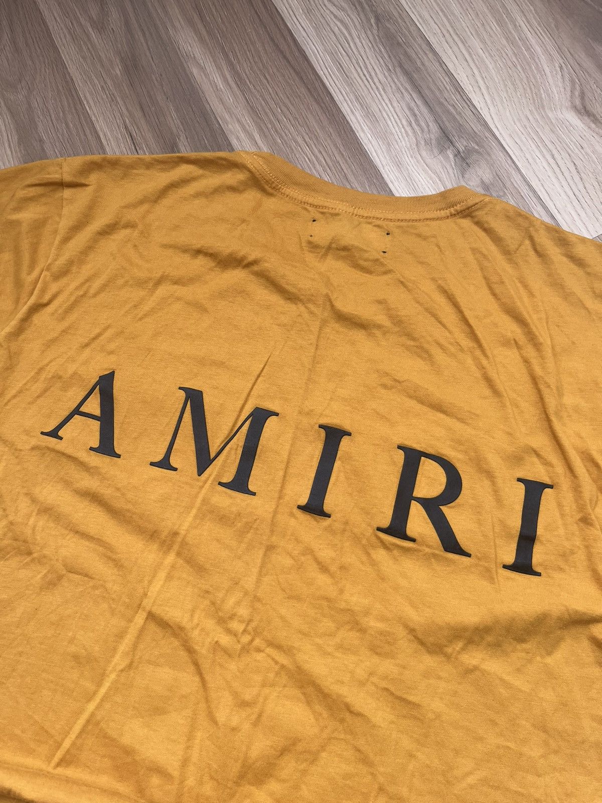 Amiri Y2K AMIRI T SHIRT DOUBLE LOGO DRILL Size US XL / EU 56 / 4 - 7 Thumbnail