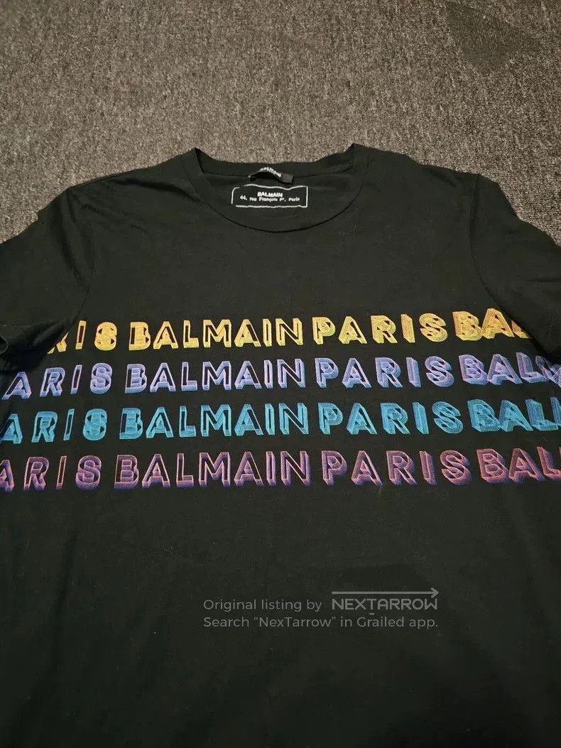Balmain Balmain Paris Short Sleeve T. Size US L / EU 52-54 / 3 - 2 Thumbnail