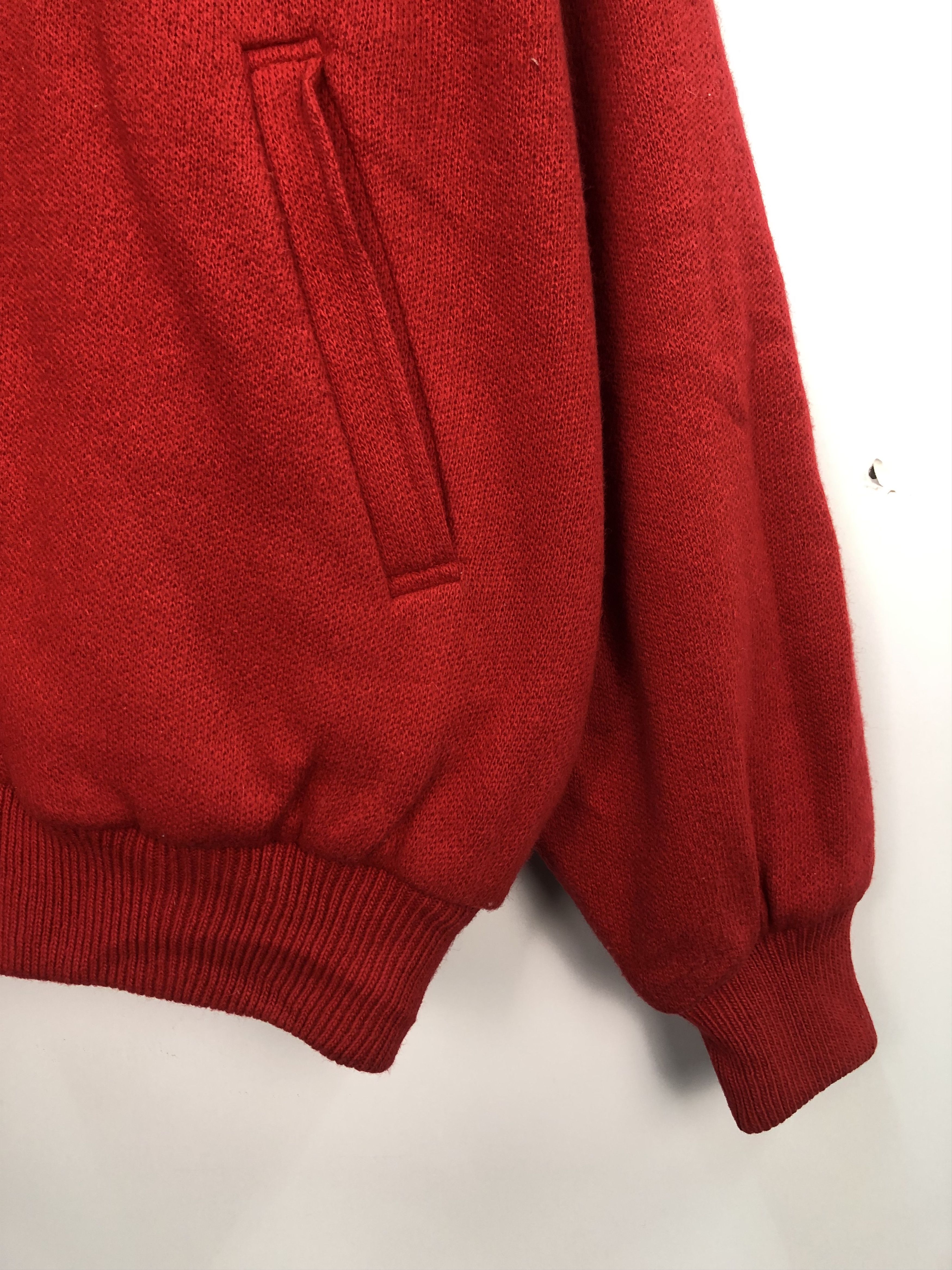 Grand Slam Vintage 90s Grandslam Varsity Jacket Red J0160 Size US L / EU 52-54 / 3 - 5 Thumbnail