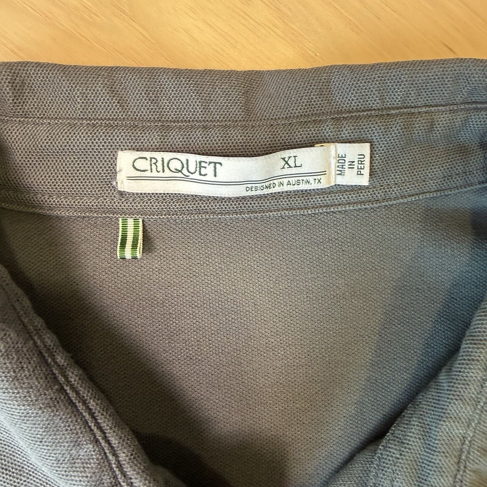 Criquet Criquet Players Shirt XL Gray Long Sleeve Pima Cotton Size US XL / EU 56 / 4 - 8 Thumbnail