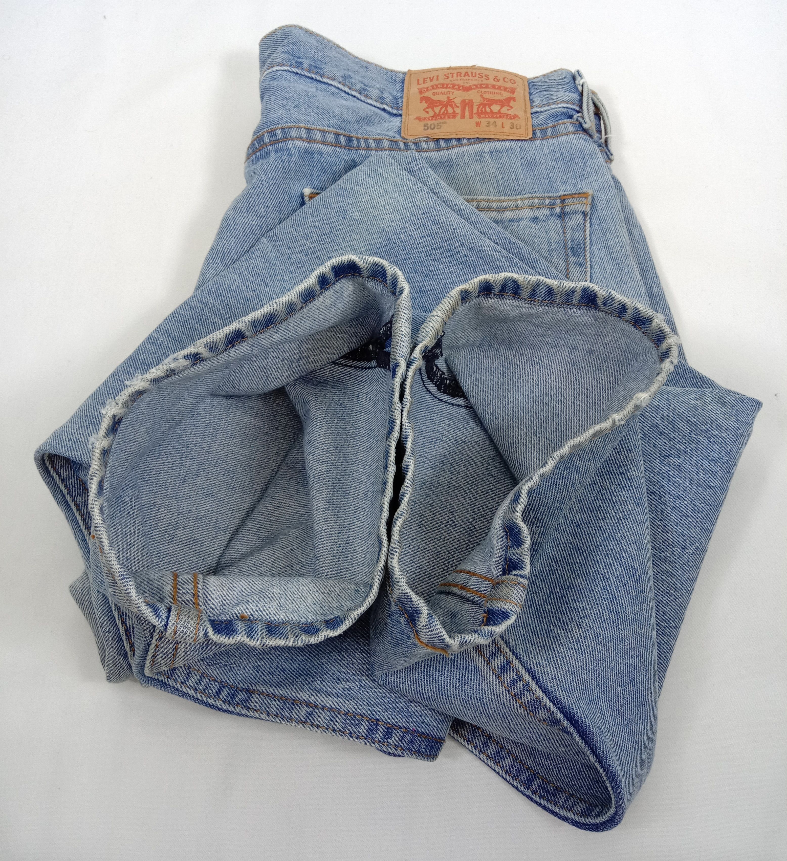 Levi's Vintage Levi’s 505 Jeans Blue Wash Regular Fit Denim Size US 34 / EU 50 - 14 Thumbnail