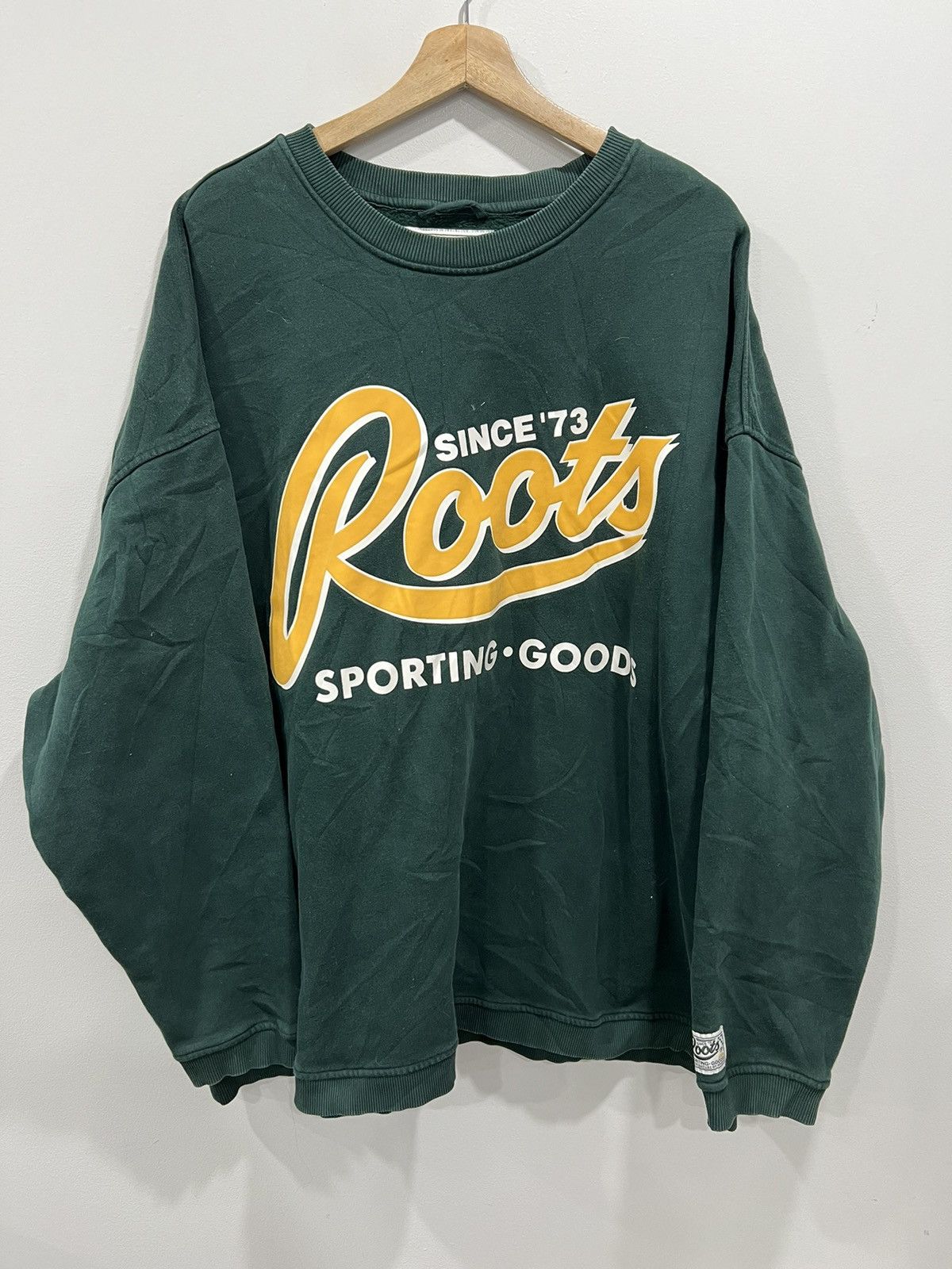 Roots Vintage Y2K Roots Sporting Goods Crenweck Sweater green xxl Size US XXL / EU 58 / 5 - 1 Thumbnail