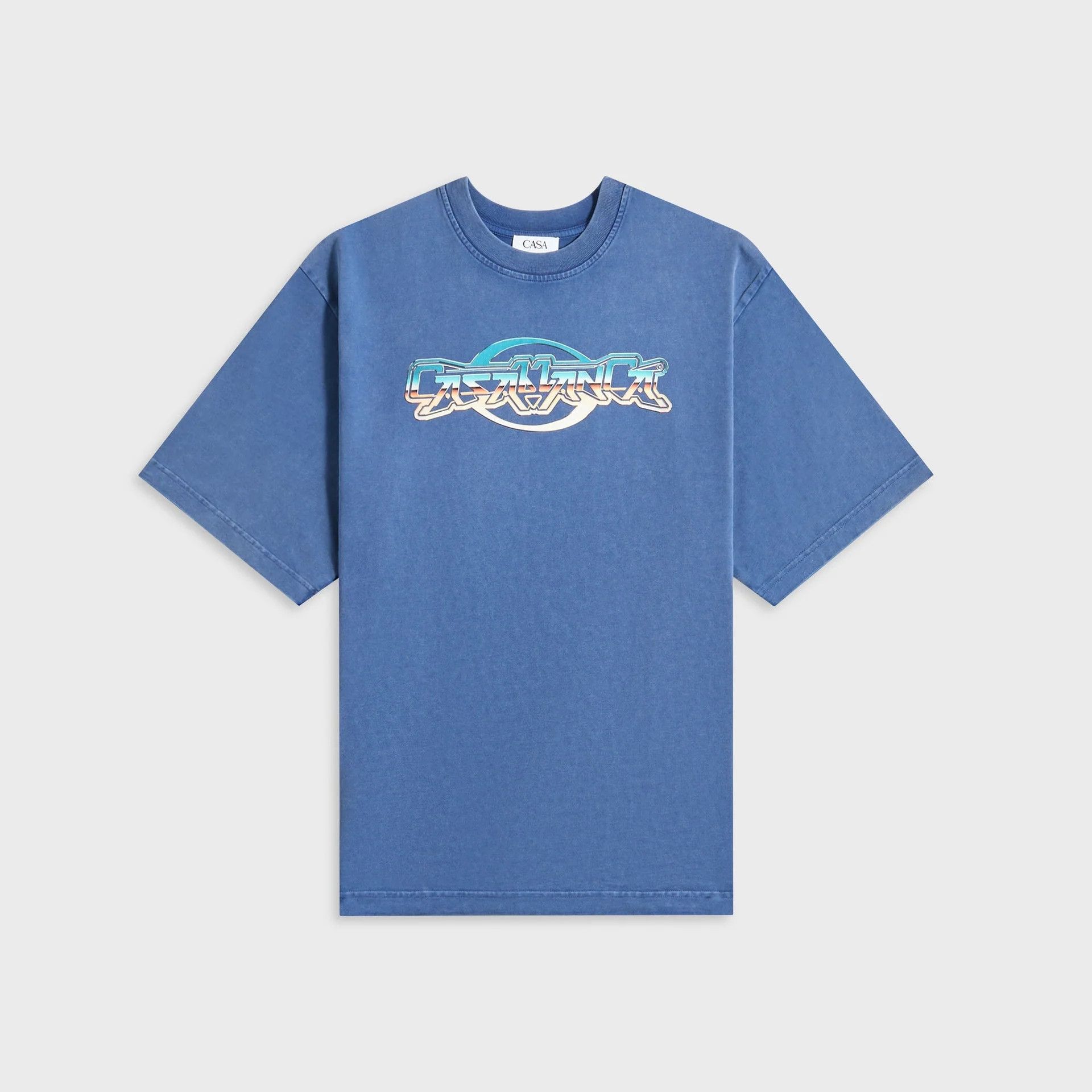 Casablanca Casablanca Chrome Printed Navy Tee Size US XL / EU 56 / 4 - 1 Preview