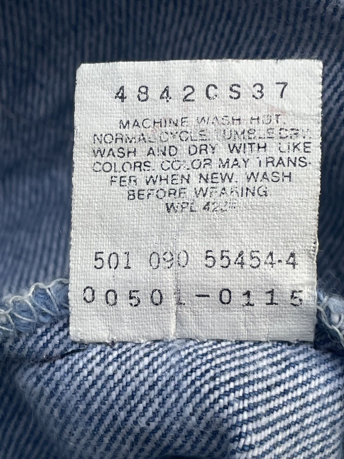 Levi's Vintage 1990 Levis 501 e Usa Size US 30 / EU 46 - 14 Thumbnail