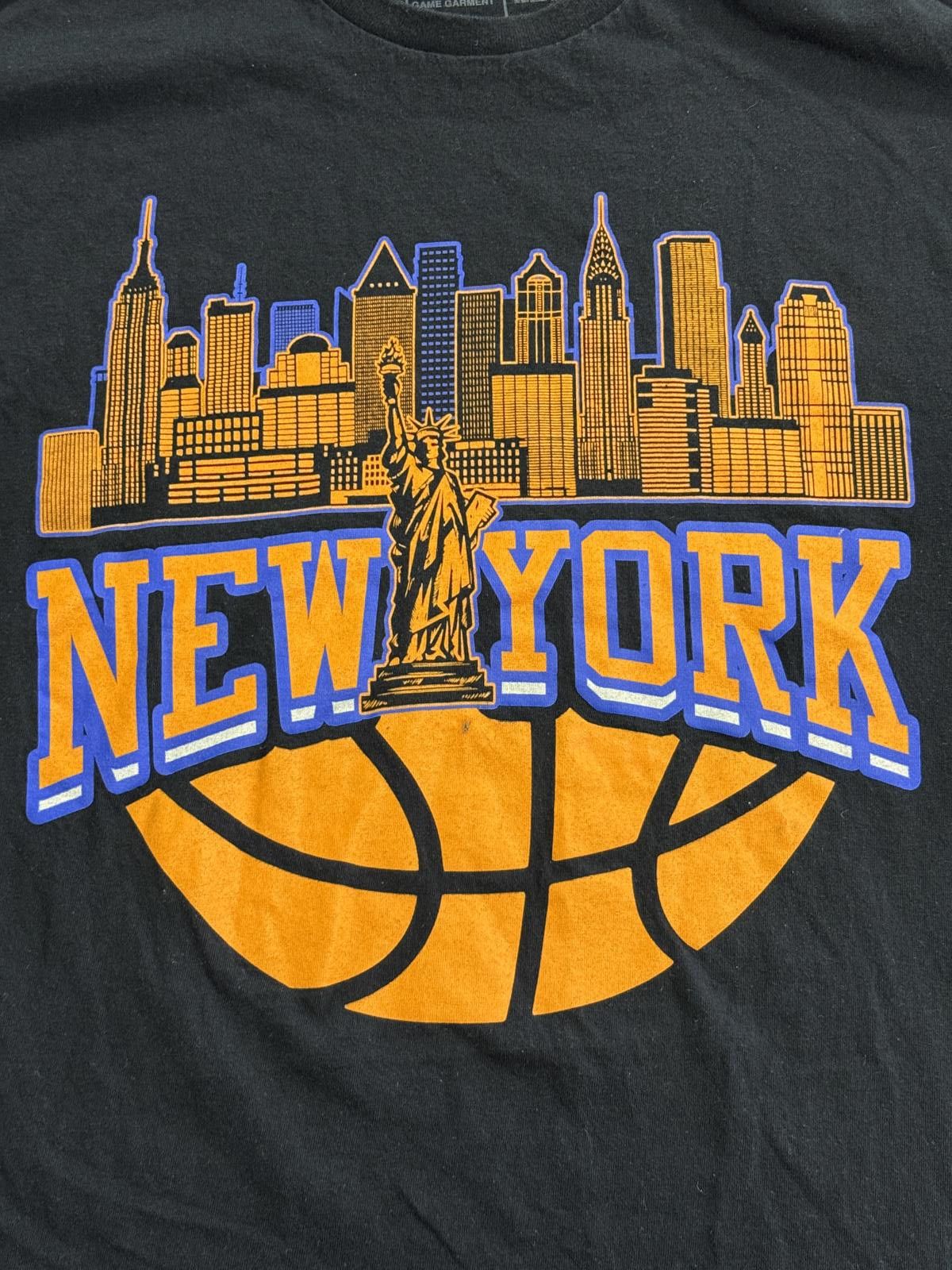 Designer Faded New York Knicks T-shirt Sky Line State of Liberty 2XL Size US XXL / EU 58 / 5 - 3 Thumbnail