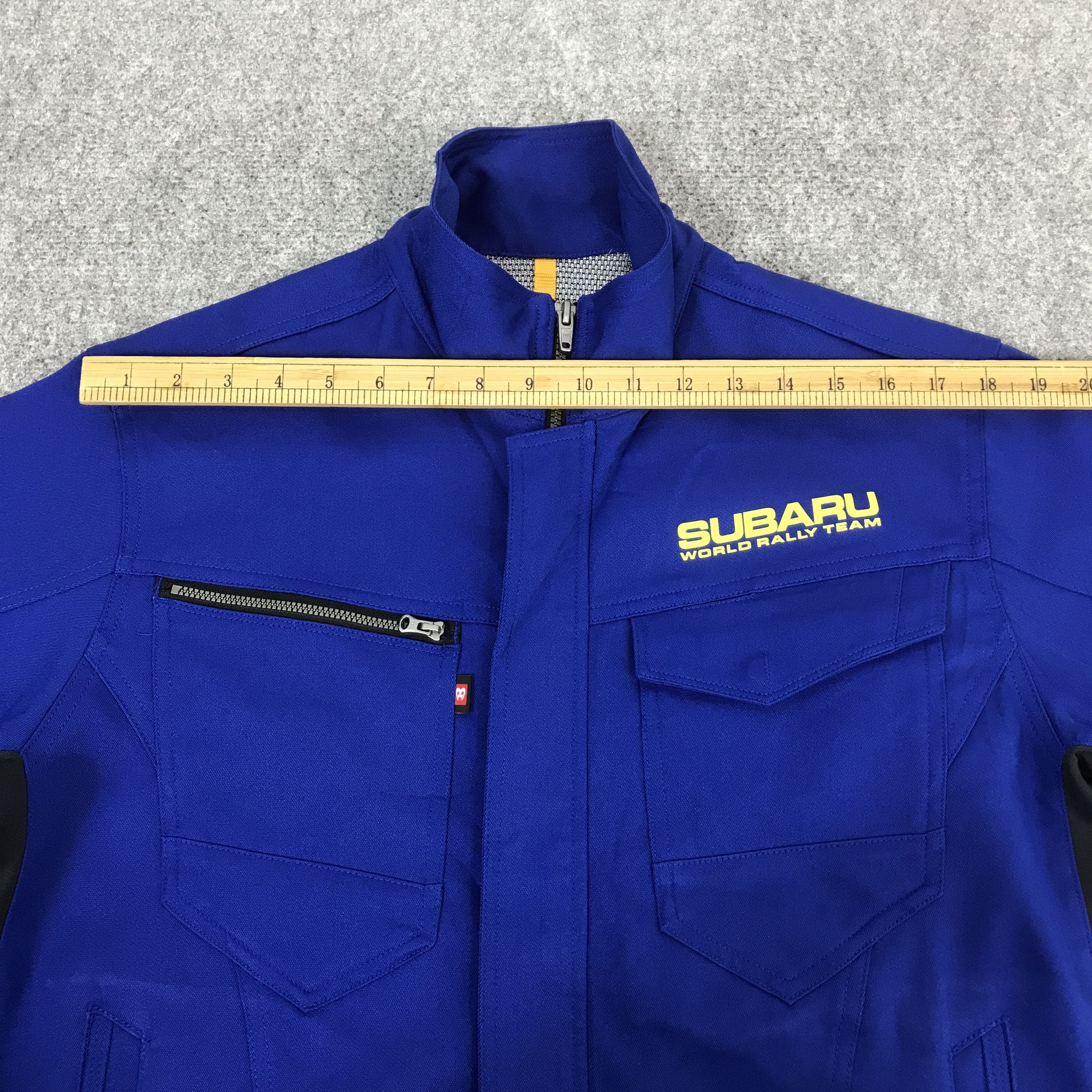 Japanese Brand Vtg subaru racing team Japan motorport custom jacket K62B18 Size US L / EU 52-54 / 3 - 6 Thumbnail