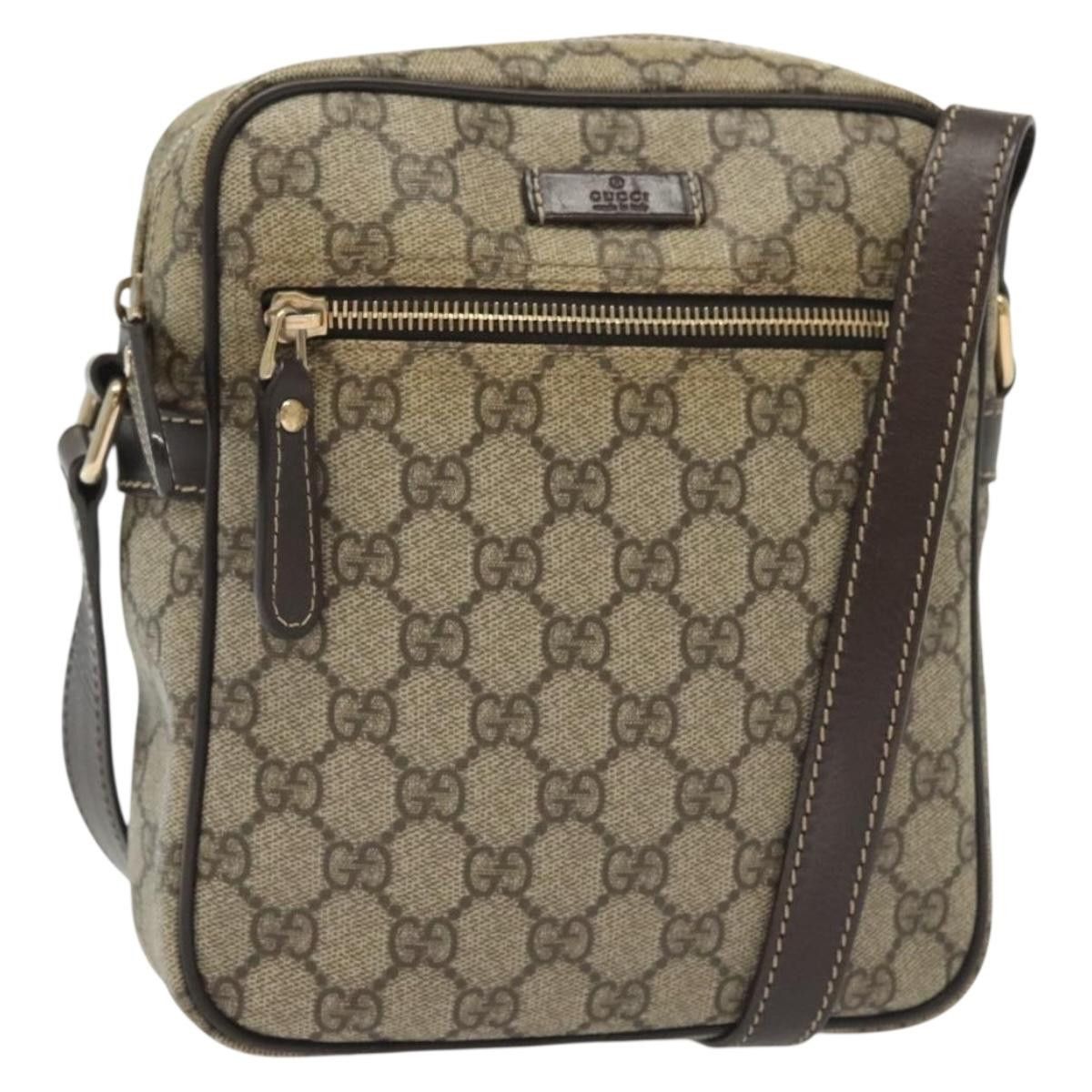 Gucci GUCCI GG Supreme Shoulder Bag Pvc Beige Gold Size ONE SIZE - 1 Thumbnail