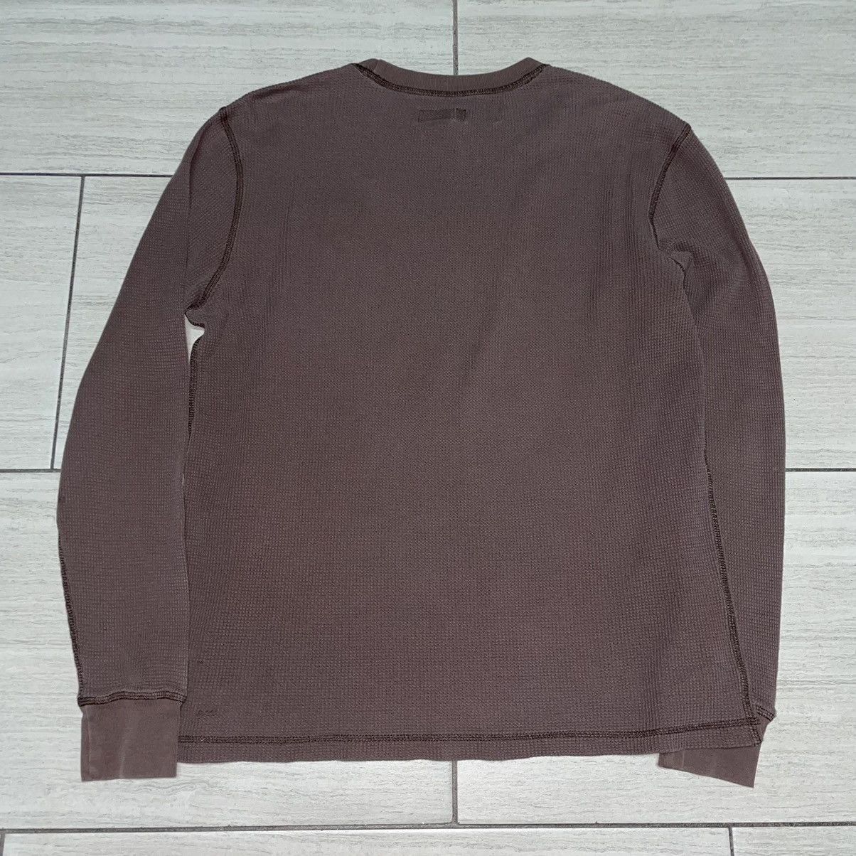 Lucky Brand Lucky Brand Los Diablos Brown Thermal Longsleeve Size US M / EU 48-50 / 2 - 5 Thumbnail