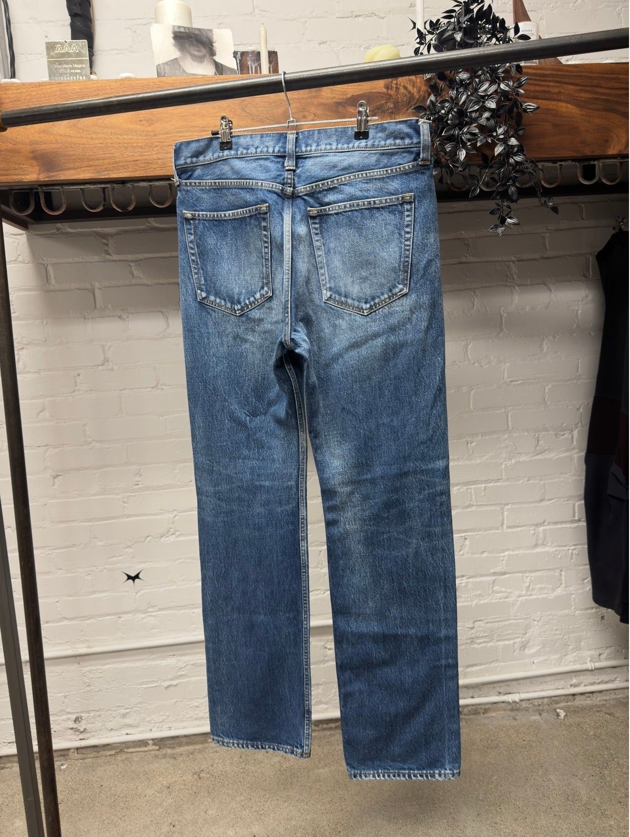 Balenciaga Balenciaga ‘Washed Blue’ Faded Bootcut Denim Size US 32 / EU 48 - 4 Thumbnail