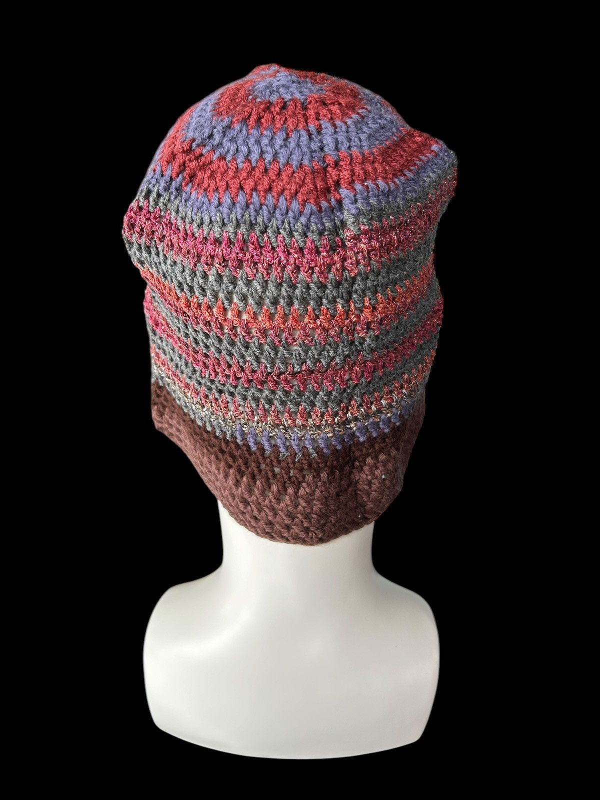 Japanese Brand × Kapital × Vintage Crochet knitted Handmade Rare Bucket Hats ☠️☠️ Size ONE SIZE - 3 Thumbnail