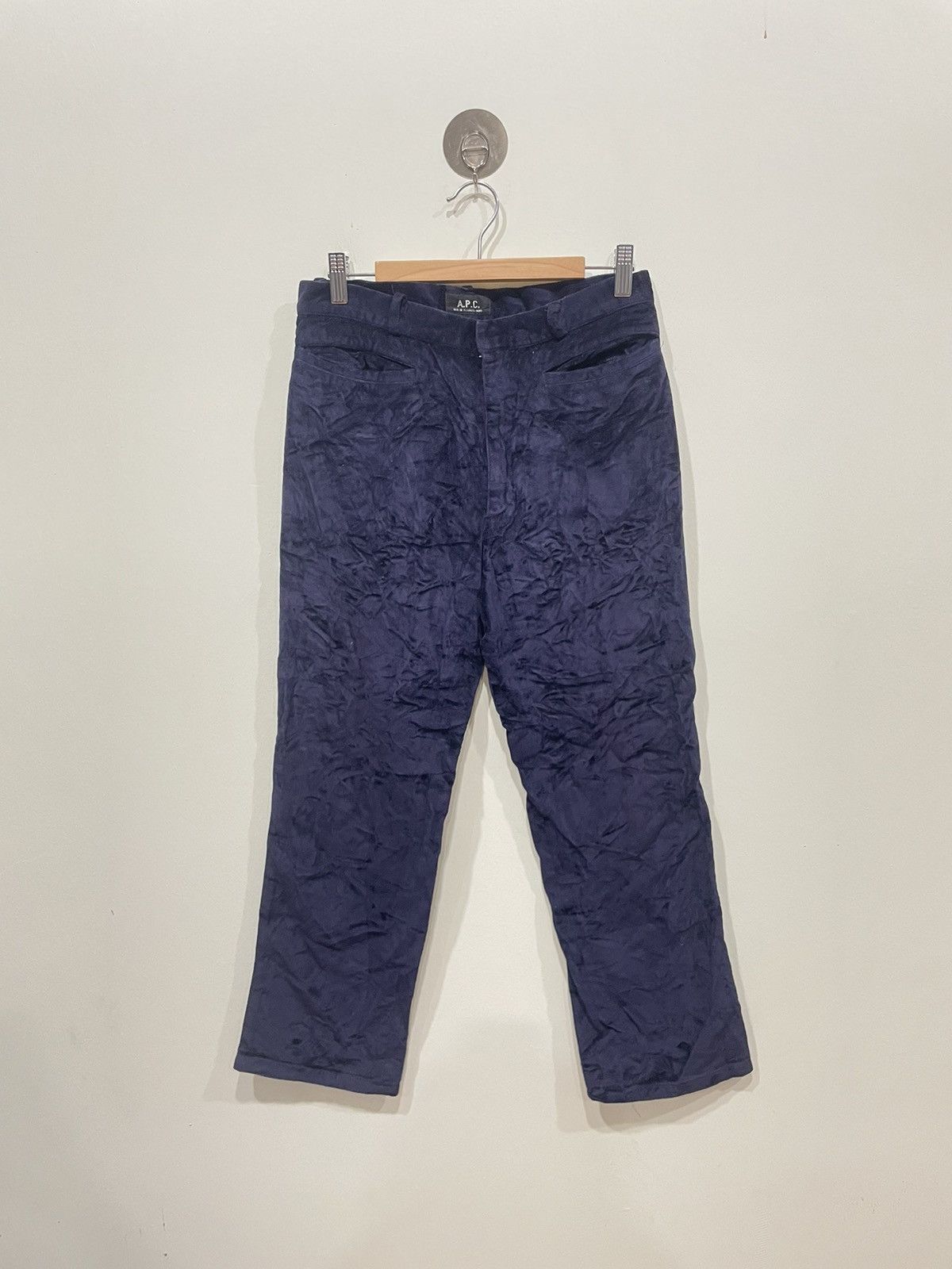 image of A P C x Vintage Pants in Dark Blue, Women's (Size 31)