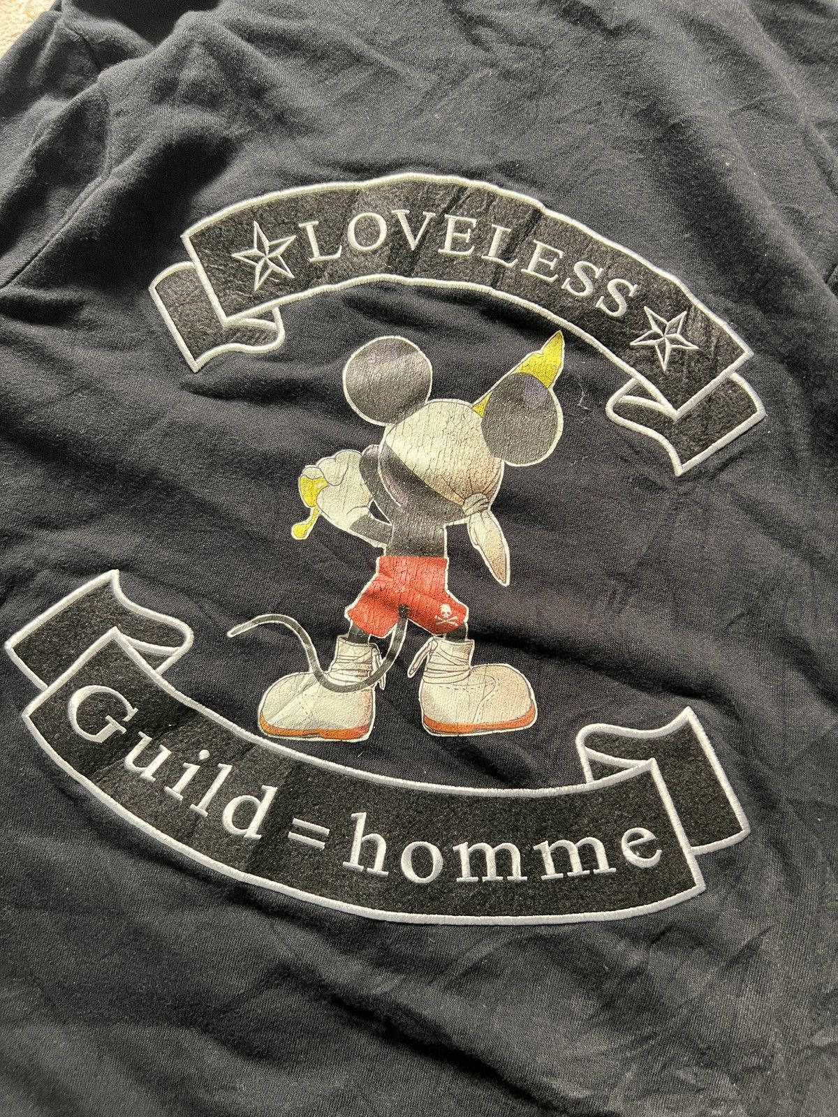 Beauty Beast × Japanese Brand × Loveless Guild Prime Loveless Mickey Guild Homme Hoodie Size US S / EU 44-46 / 1 - 3 Thumbnail