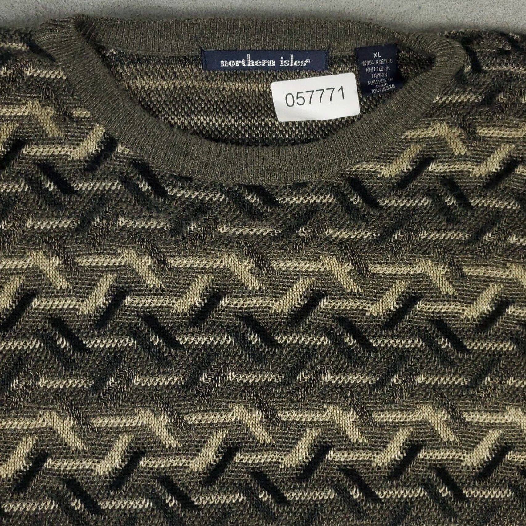 Vintage Northern Isles Striped Crew Neck Pullover Sweater Mens XL Blue Size US XL / EU 56 / 4 - 2 Thumbnail