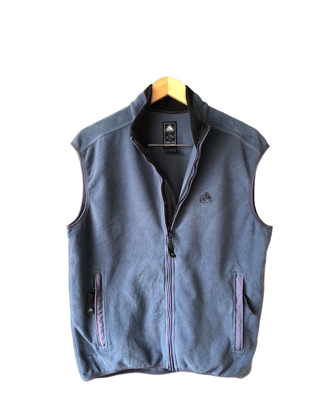 Nike ACG Vintage 90s Nike Acg Therma Fit Fleece Vest Jacket Size US XL / EU 56 / 4 - 1 Thumbnail