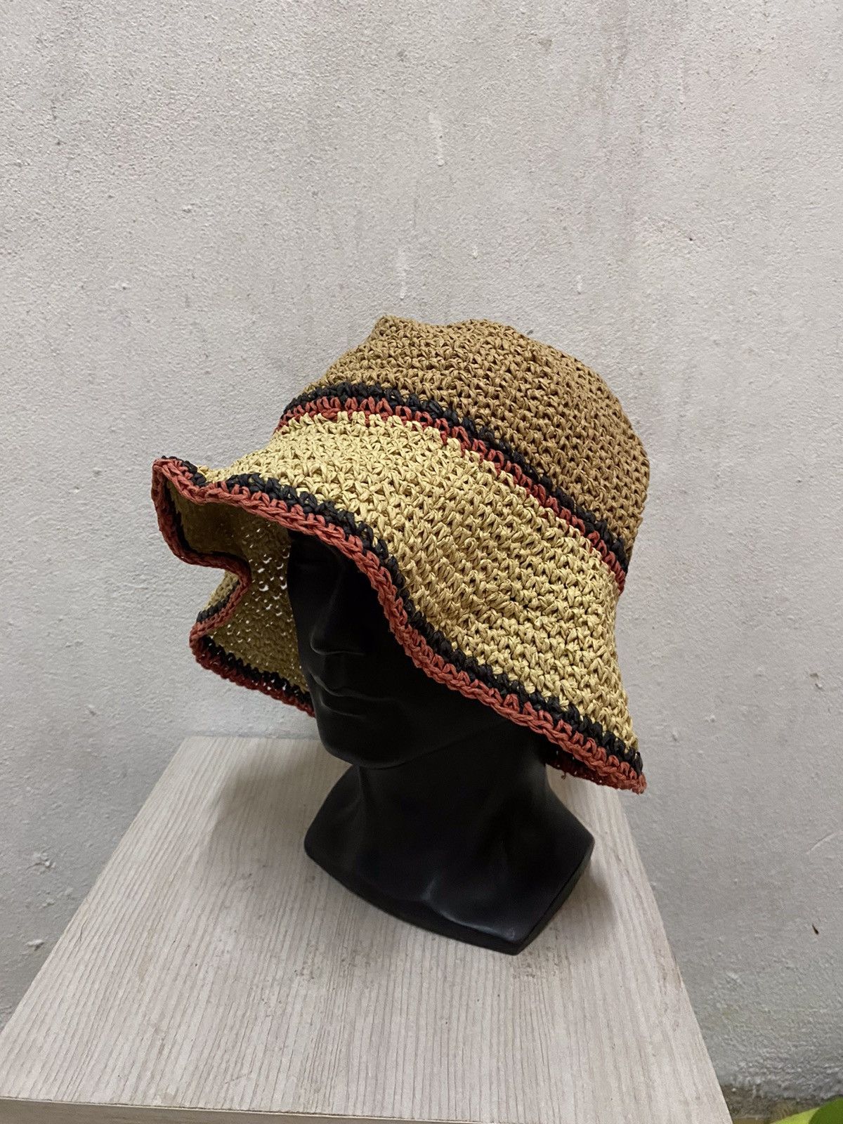 Vintage × Zara Zara Crochet Bucket Hat Size ONE SIZE - 3 Thumbnail