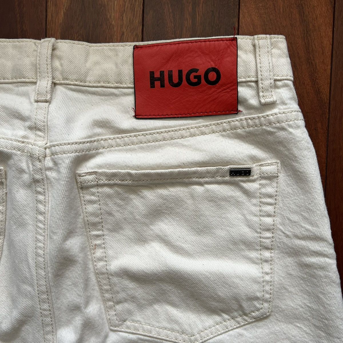 Hugo Hugo Boss White Jeans – Size 30, Inseam 32 Size US 30 / EU 46 - 4 Thumbnail