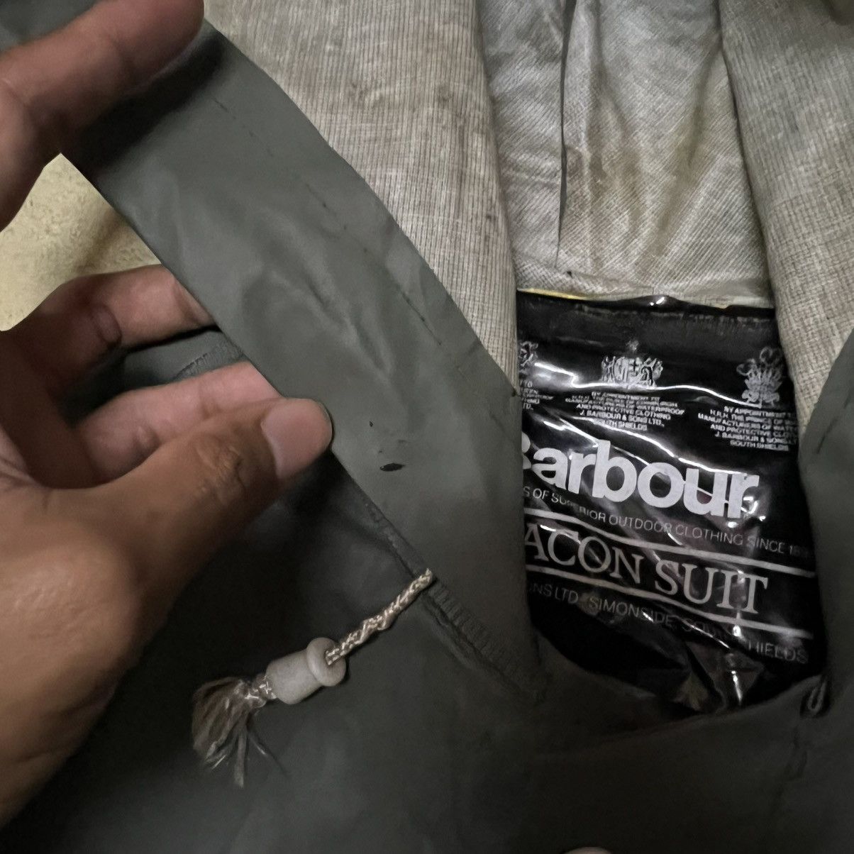 Barbour × Vintage Barbour Raincoat Jacket Size US S / EU 44-46 / 1 - 12 Thumbnail