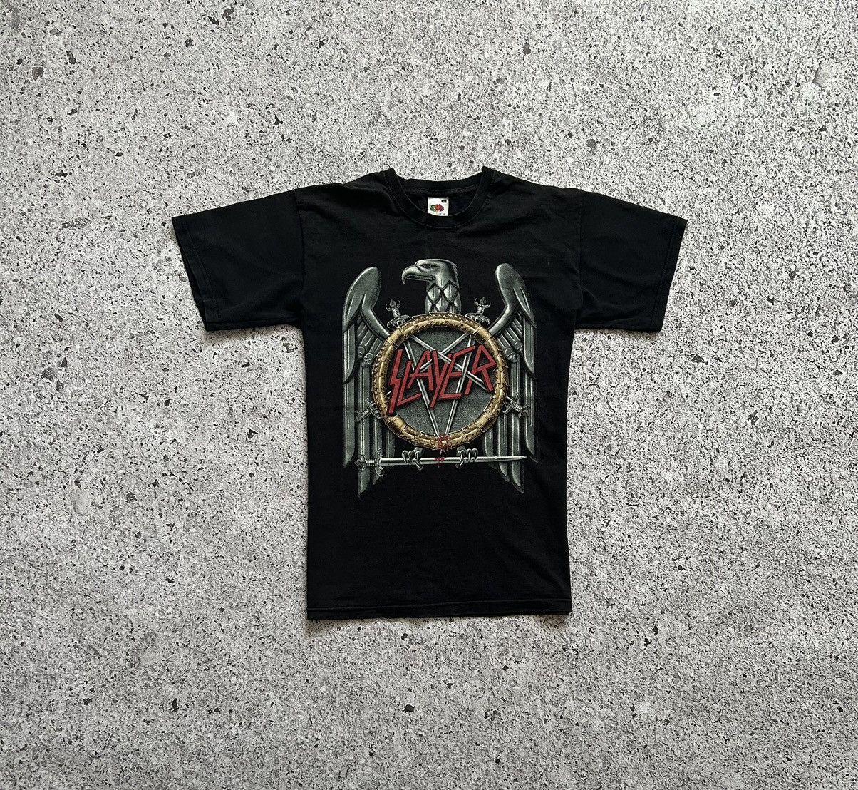Slayer × Vintage Vintage Band Rock Slayer 2009 Black T-Shirt Size US S / EU 44-46 / 1 - 2 Thumbnail