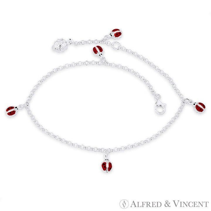 Other Ladybug & Rolo Cable Link Chain Italian Charm Anklet Size ONE SIZE - 1 Preview