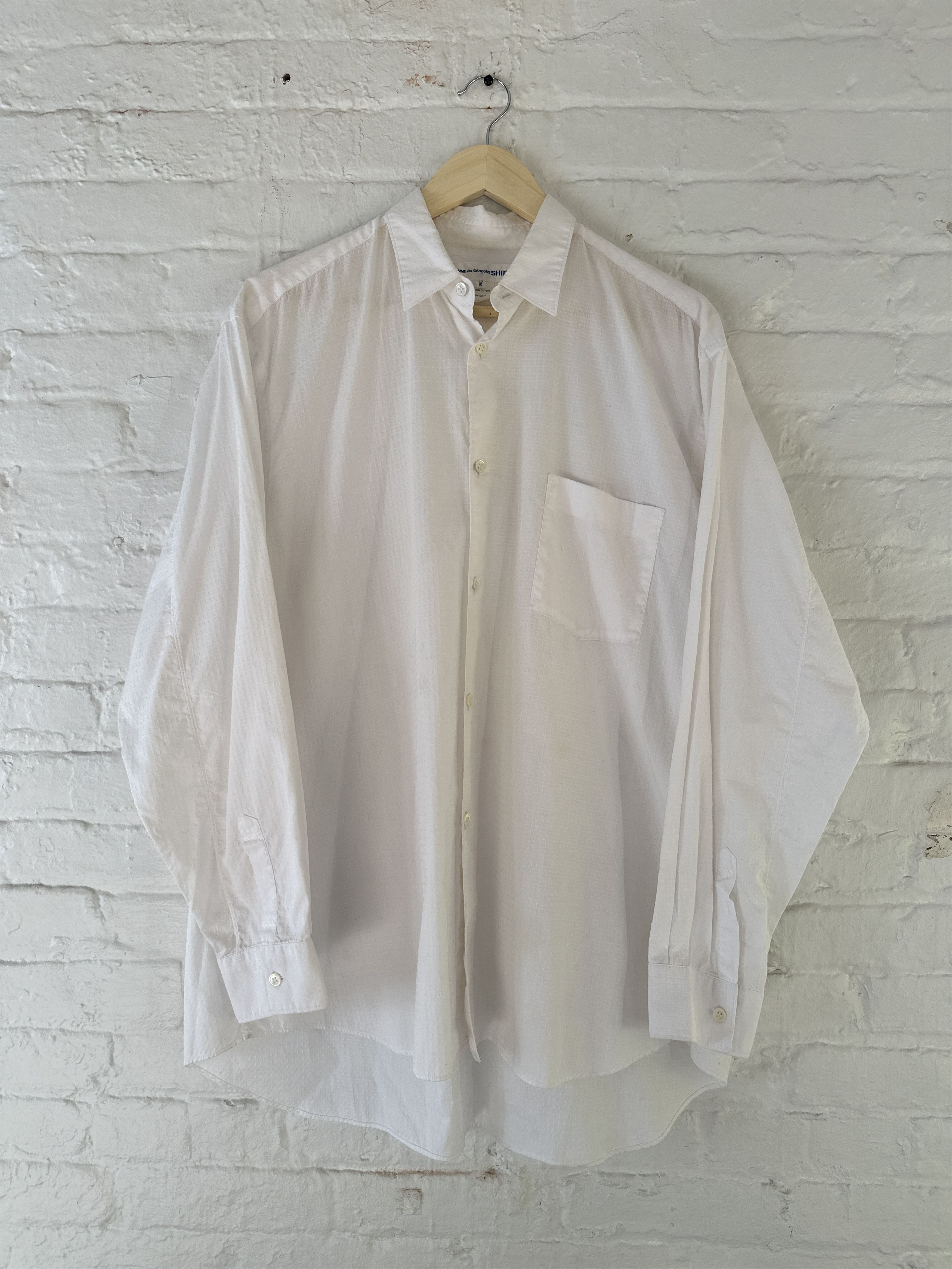 Comme des Garcons Comme des Garcons SHIRT Oversized Perforated Shirt Size US XL / EU 56 / 4 - 1 Thumbnail
