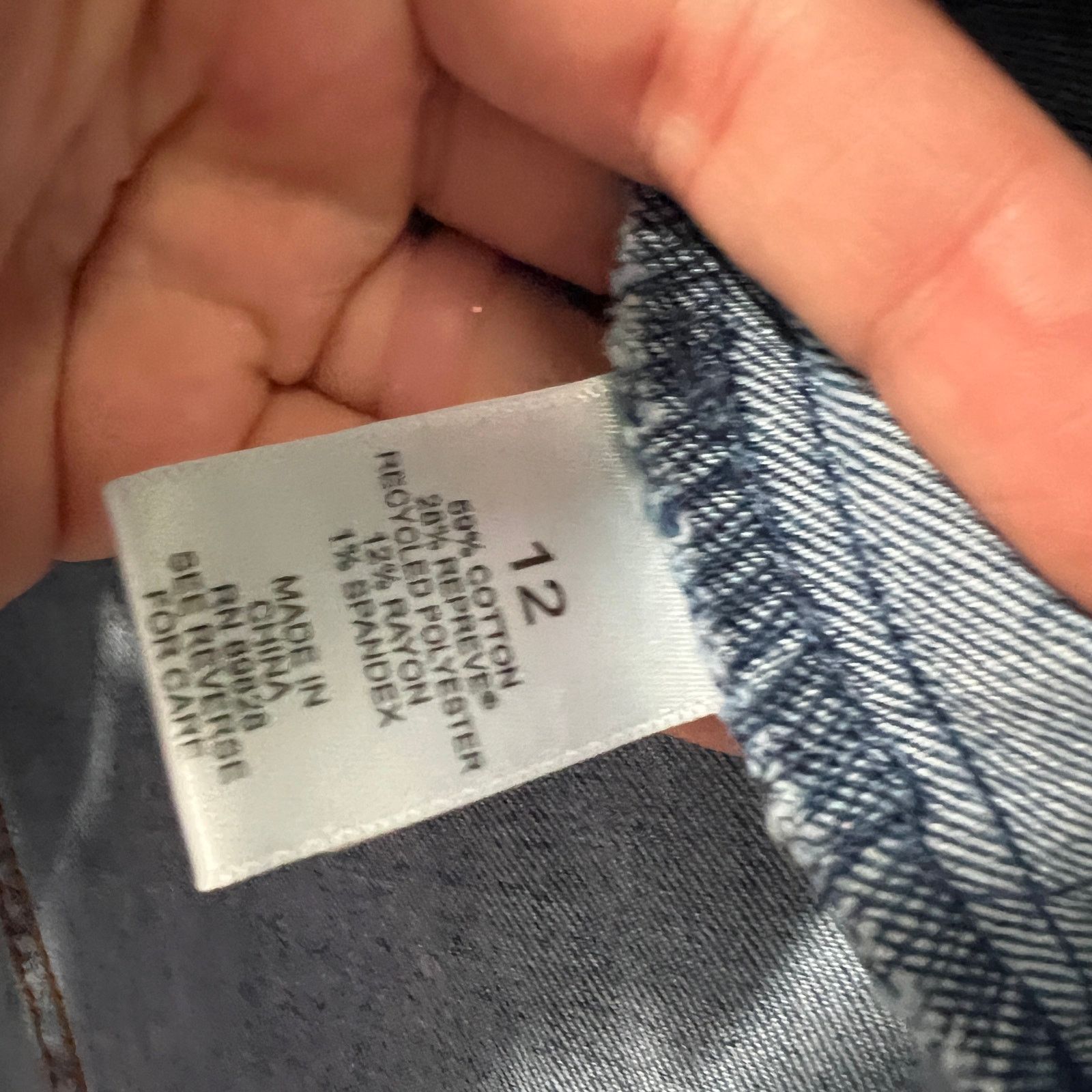 Other LOGO by Lori Goldstein Jeans Jacket Womens Size XL / US 12-14 / IT 48-50 - 10 Thumbnail