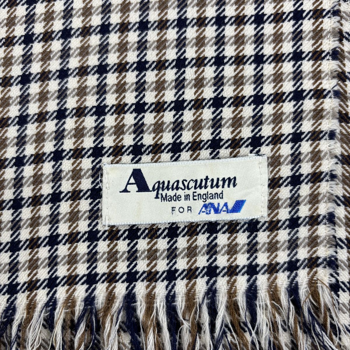Aquascutum × Vintage Aquascutum Scarf # D794 # Muffler # Neckwear Size ONE SIZE - 2 Thumbnail