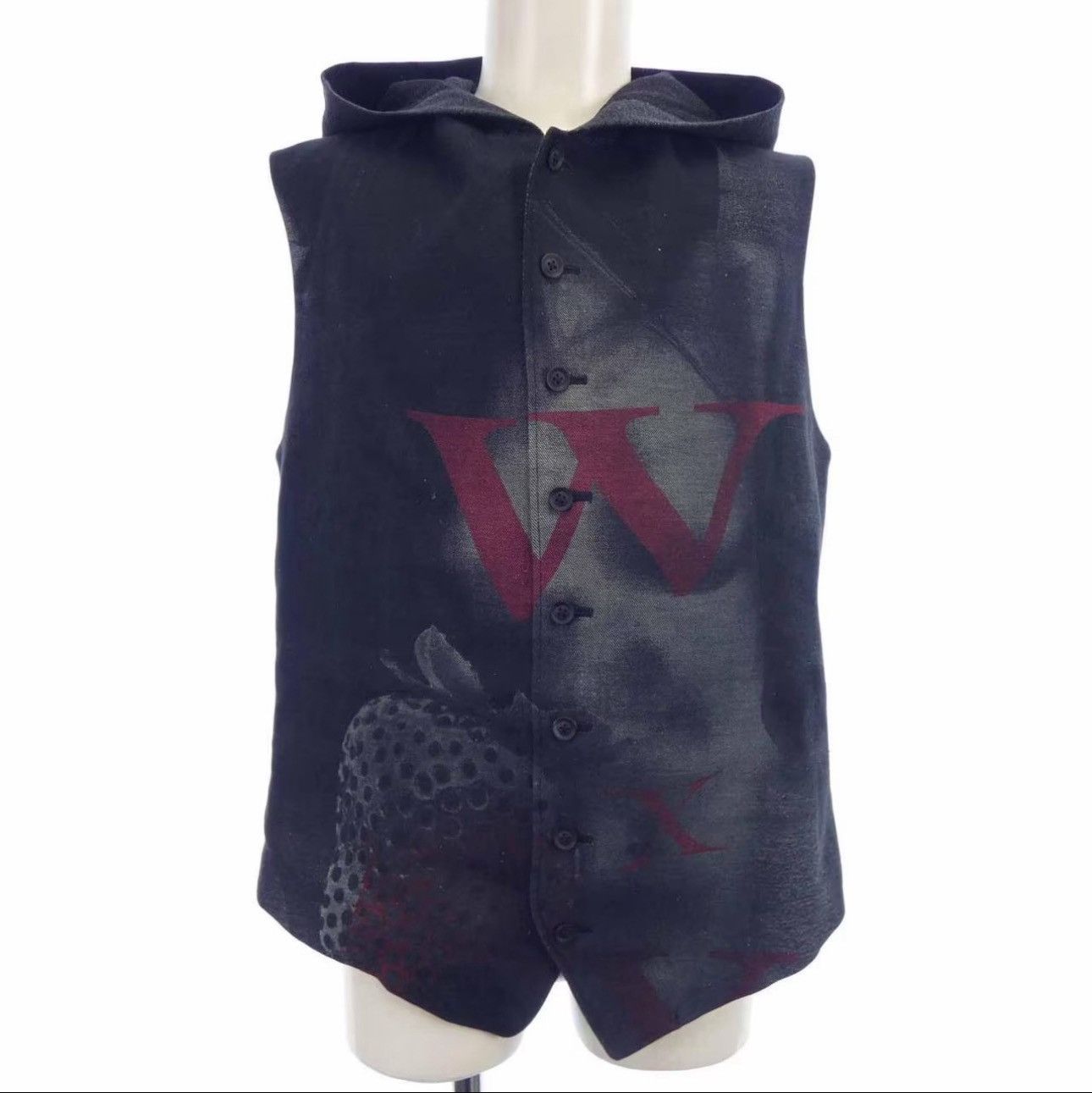 Yohji Yamamoto Yohji Yamamoto Pour Homme 23ss strawberry vest Size 50R - 1 Thumbnail