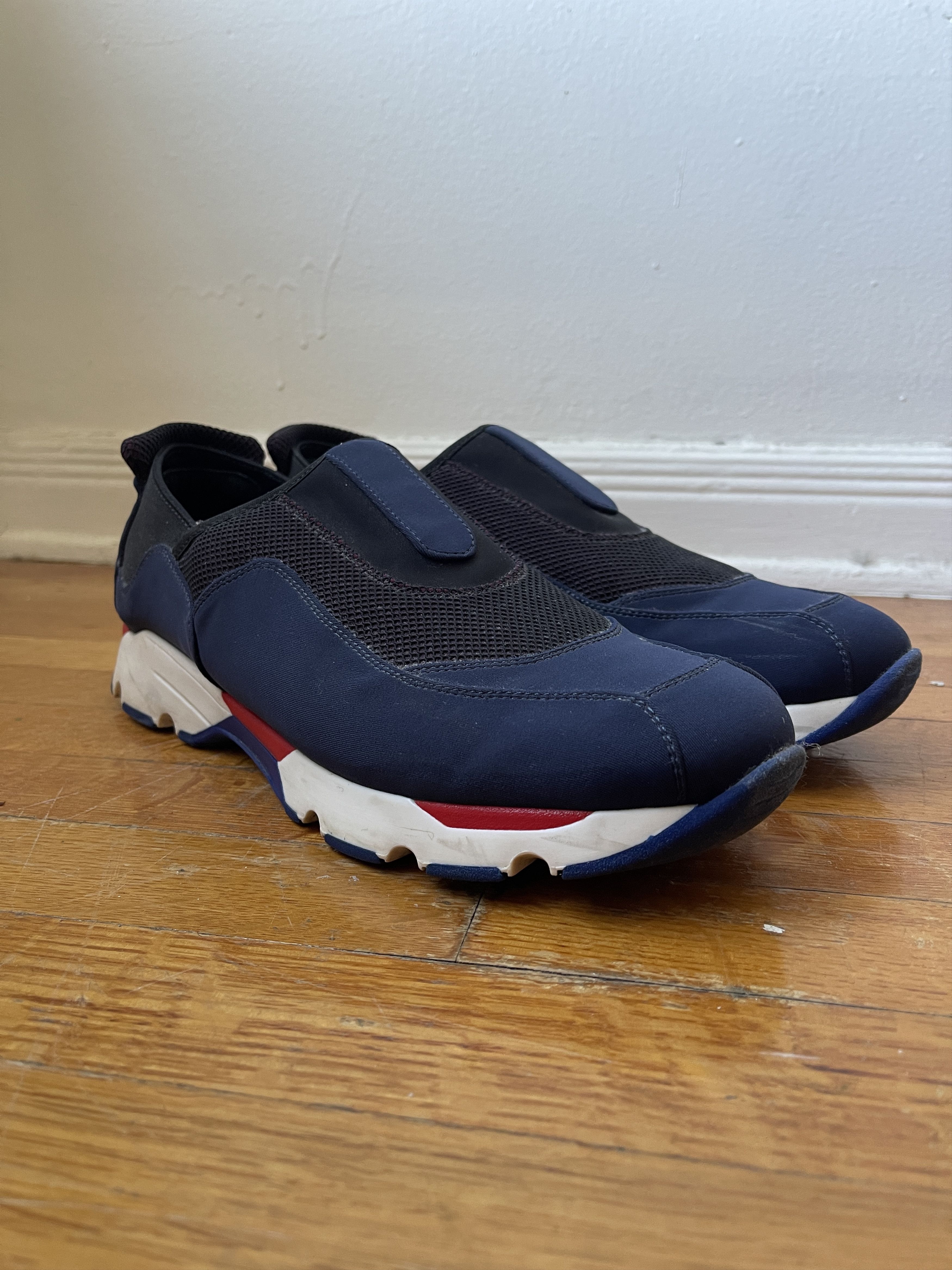 Marni MARNI MEN'S MULTI-COLOR CANVAS SNEAKERS Size US 10 / EU 43 - 2 Thumbnail