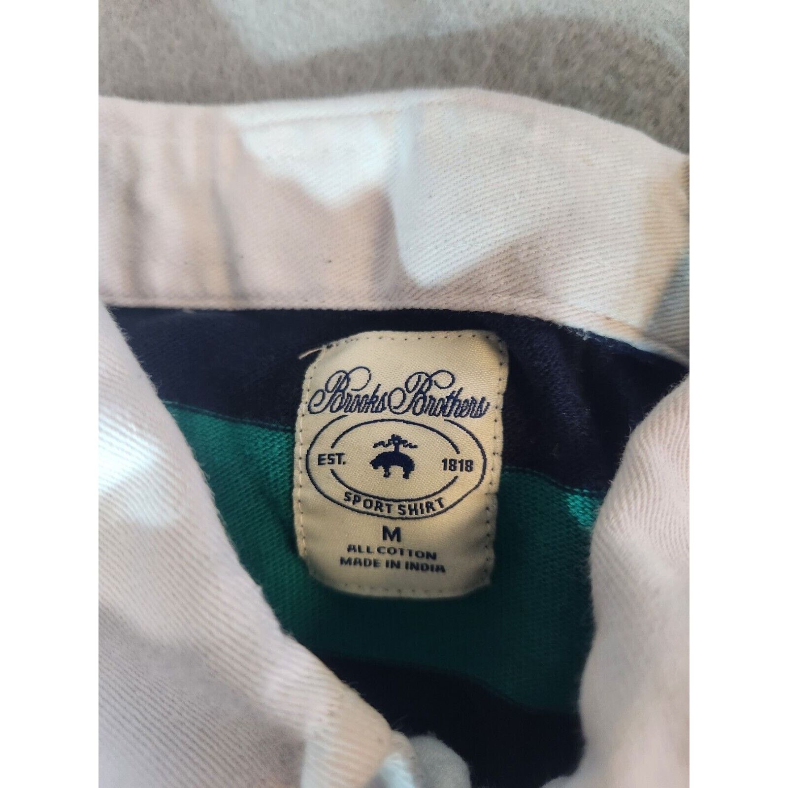 Brooks Brothers Brooks Brothers Rugby Polo Shirt Men's Striped Long Sleeve Size US M / EU 48-50 / 2 - 4 Thumbnail