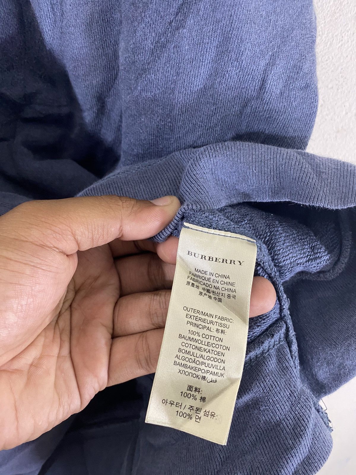Burberry × Burberry Prorsum Vintage Burberry Brit Oversized Sweatshirt Size US XL / EU 56 / 4 - 5 Thumbnail