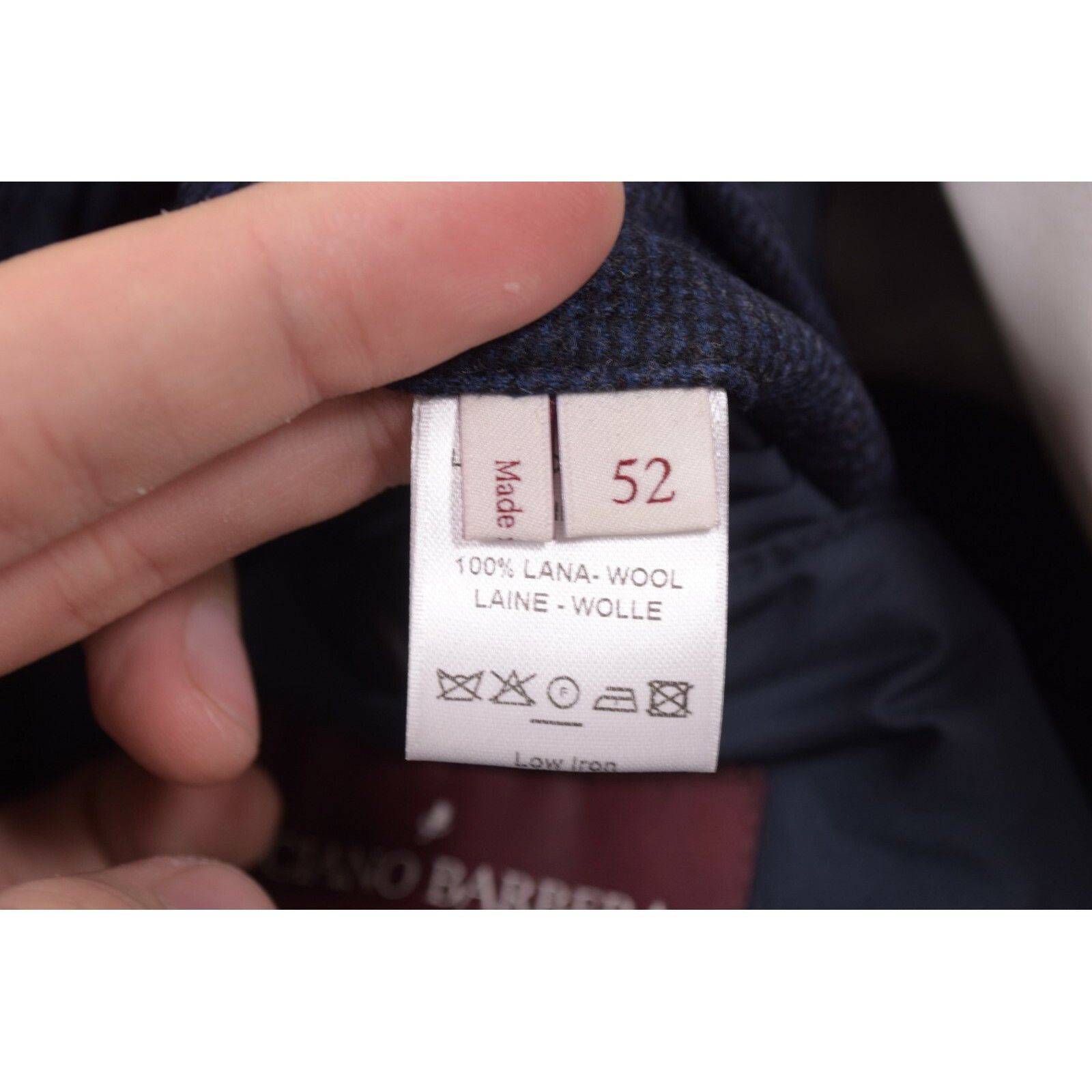 Luciano Barbera Luciano Barbera Jacket Size L US In Blue Wool Size US L / EU 52-54 / 3 - 8 Thumbnail