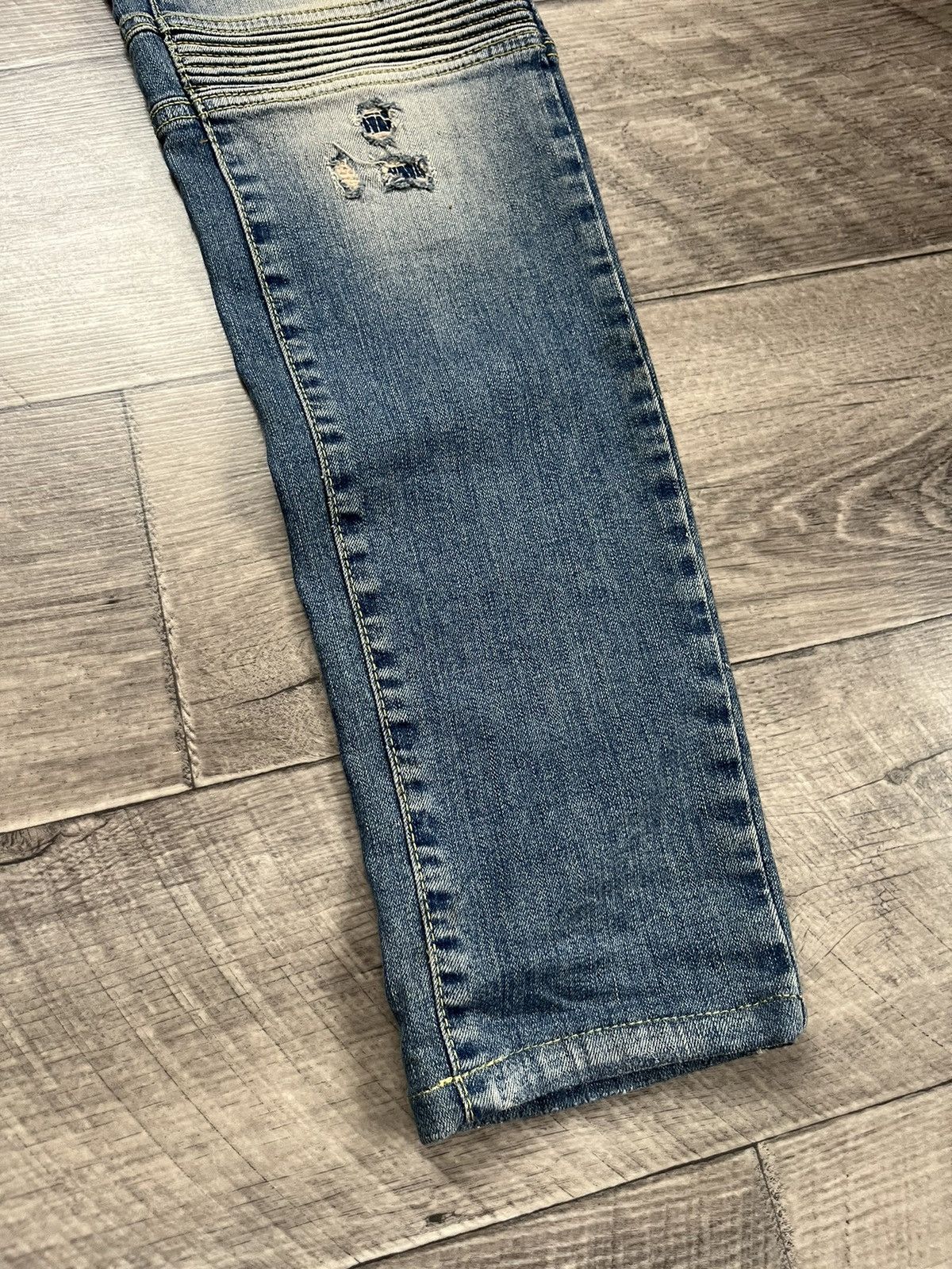 Represent Clo. Represent Biker Denim Sand Blue Pants Jeans Size US 32 / EU 48 - 4 Thumbnail