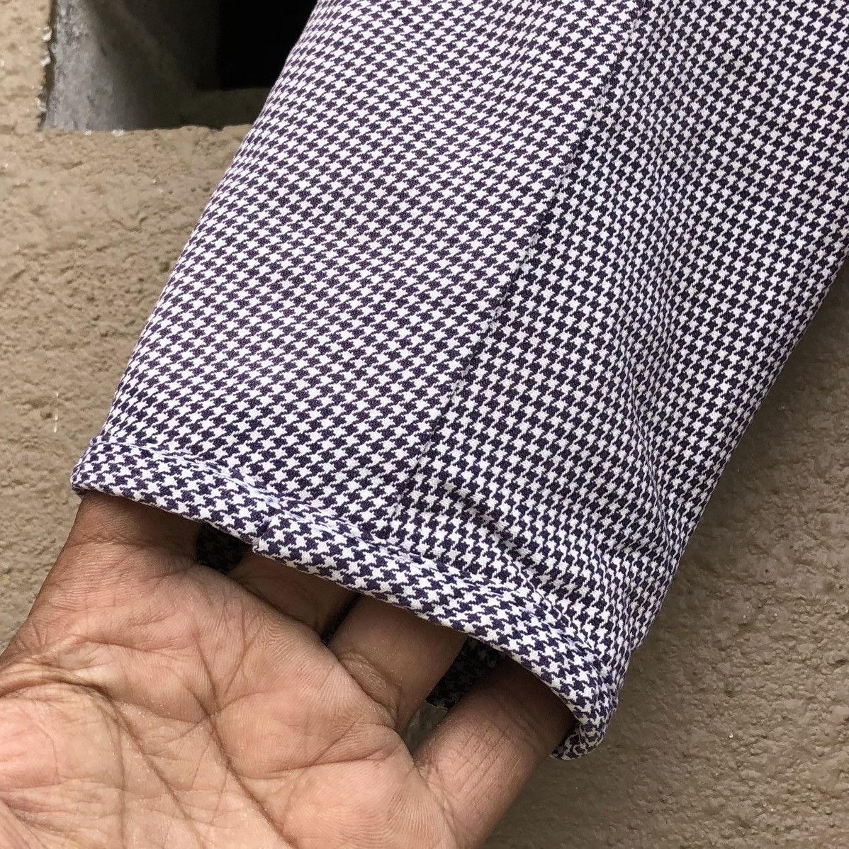 Danton Danton Vetements De Travail Houndstooth Design Jacket Size US S / EU 44-46 / 1 - 6 Thumbnail