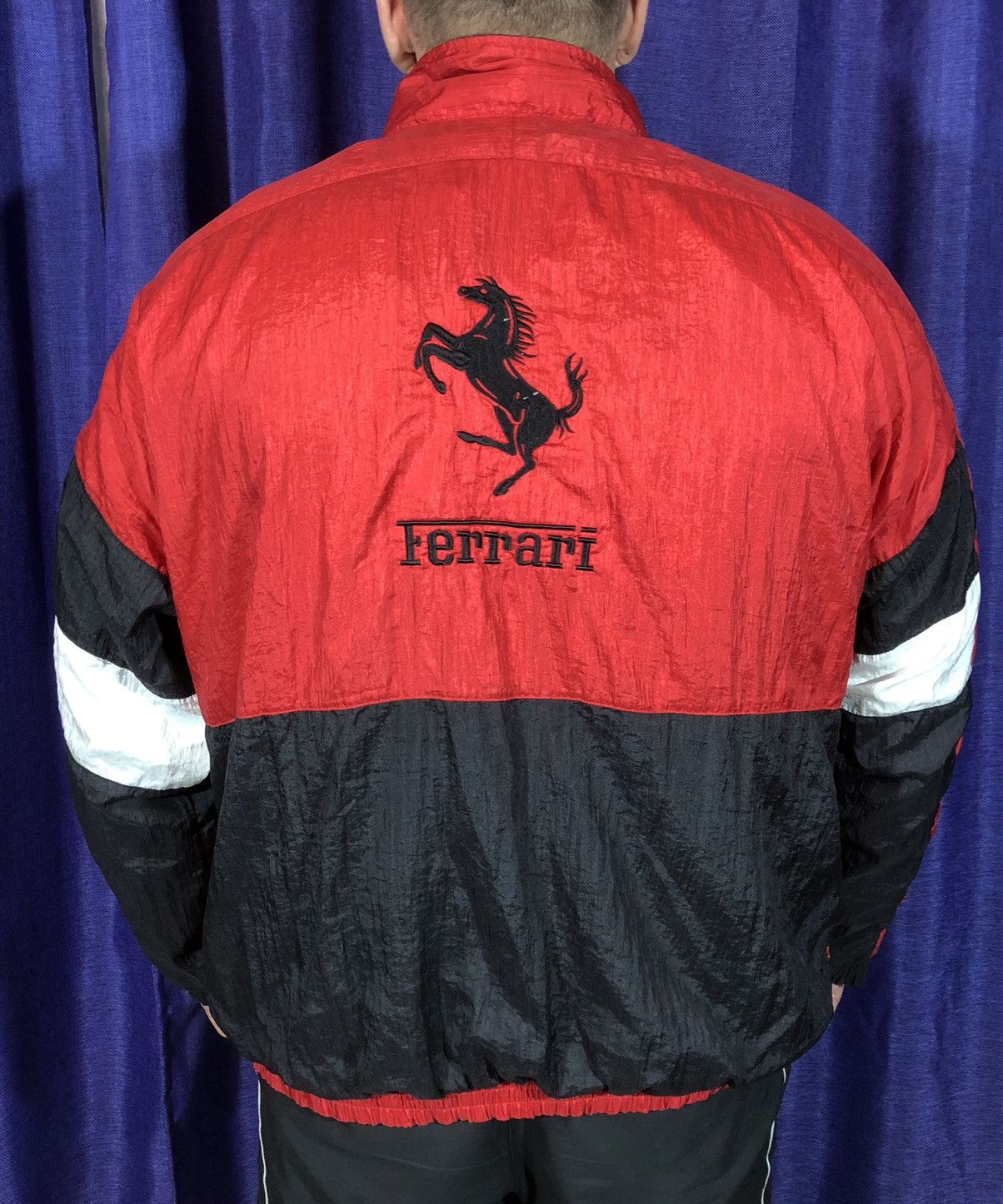 Ducati × Ferrari × Honda Ferrari Auto Moto Jacket Racing Size US XL / EU 56 / 4 - 4 Thumbnail