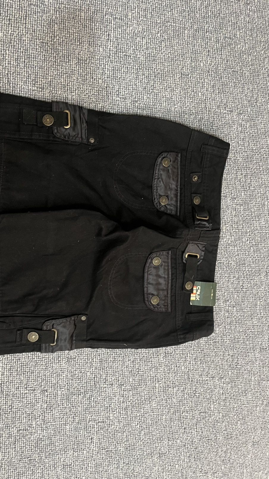 Japanese Brand Vintage Japanese Brand Crux Cargo Black pant size 32 x 30 Size US 32 / EU 48 - 11 Thumbnail