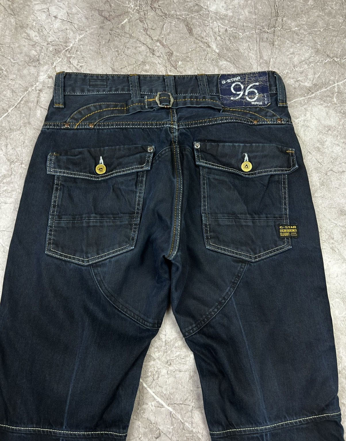 G-Star G Star RAW vintage jeans 96 rare carpenter pants bondage Y2K Size US 34 / EU 50 - 6 Thumbnail