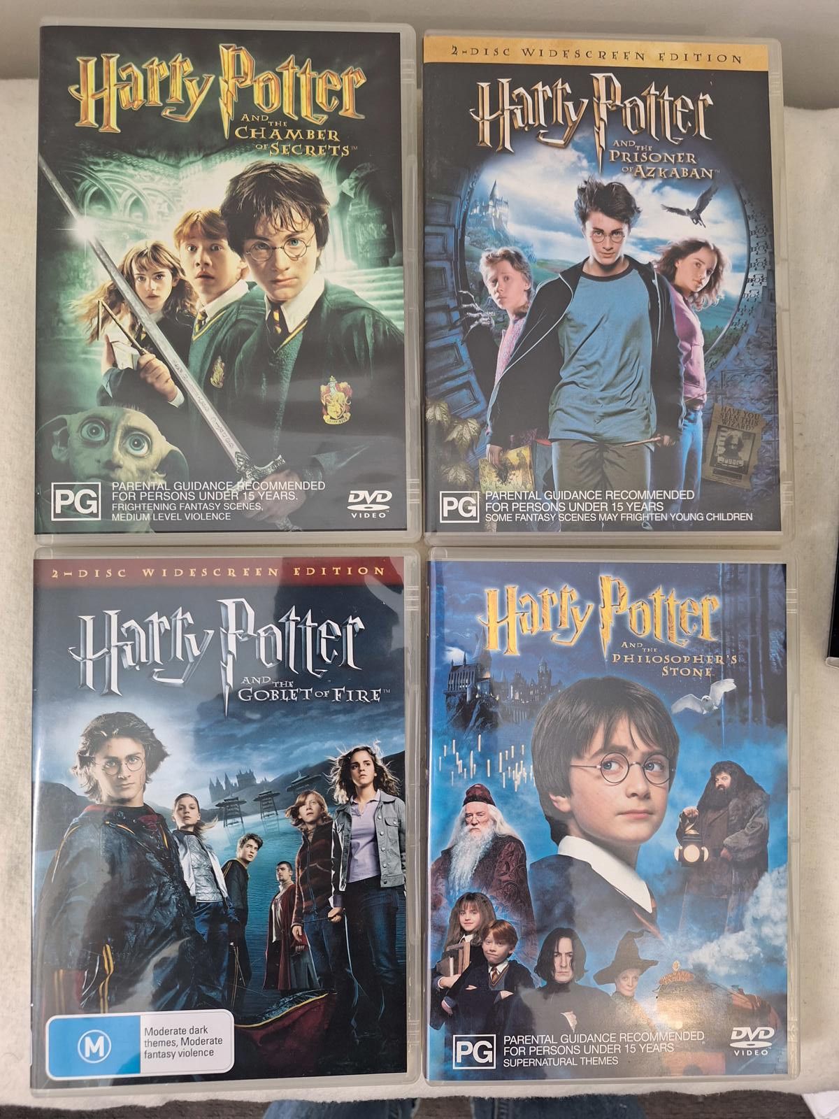 Designer Harry Potter Year 1-4 DVD Complete set Size ONE SIZE - 6 Thumbnail