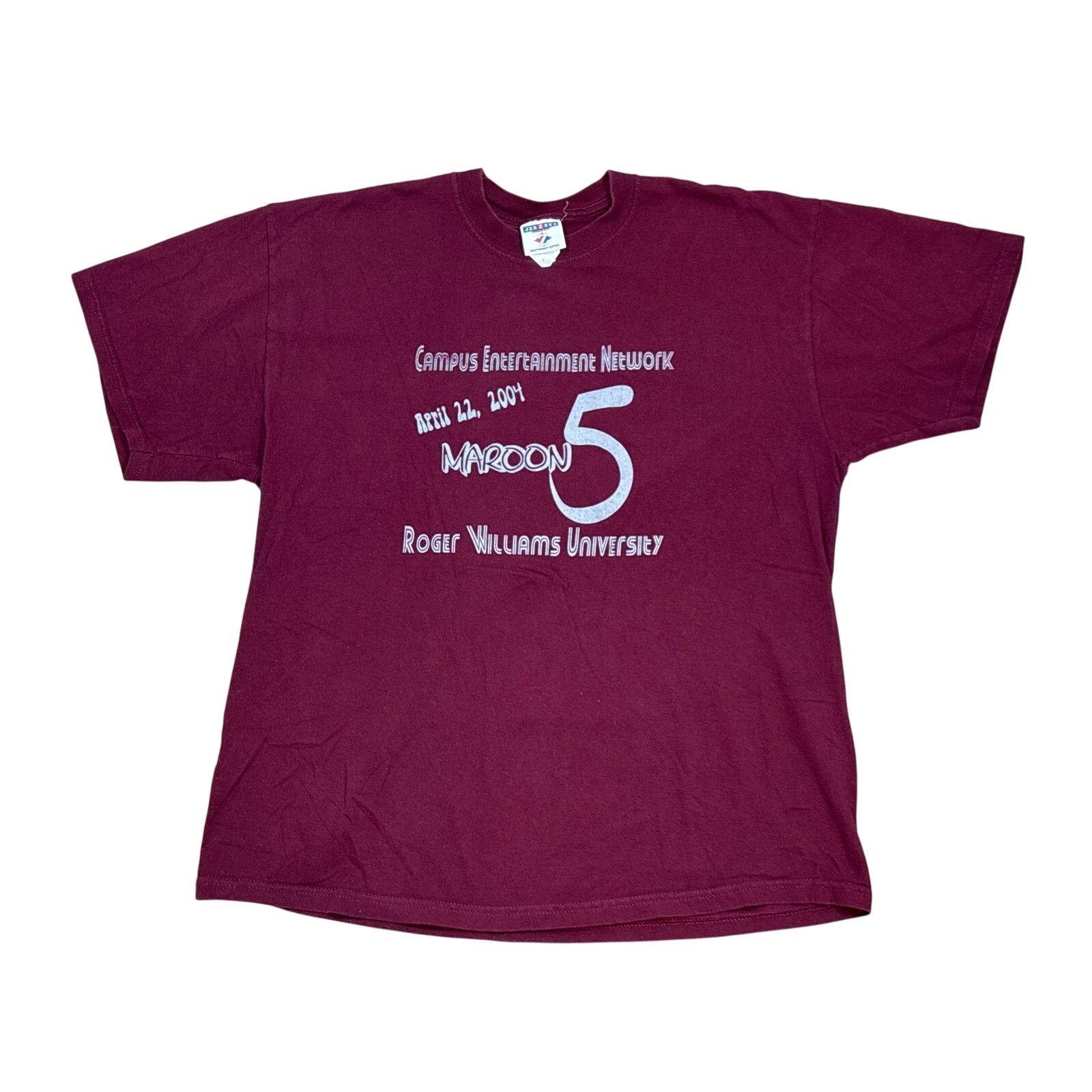 Jerzees 2004 Rare Early Maroon 5 All Access Roger Williams U XL Size US XL / EU 56 / 4 - 1 Thumbnail