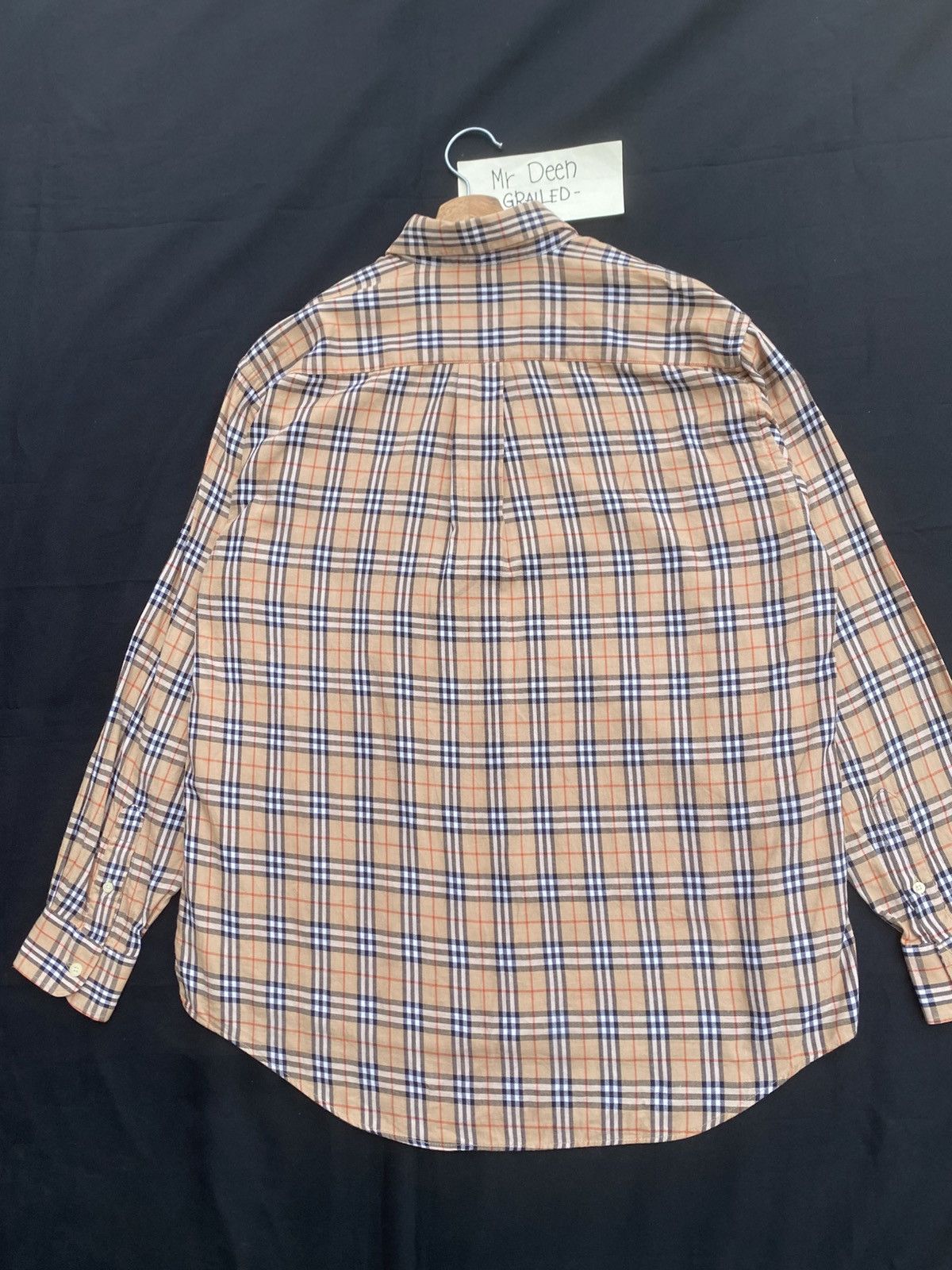 Burberry Rare Vintage Burberry Longsleeve Buttons Checkered Shirt Size US L / EU 52-54 / 3 - 23 Thumbnail