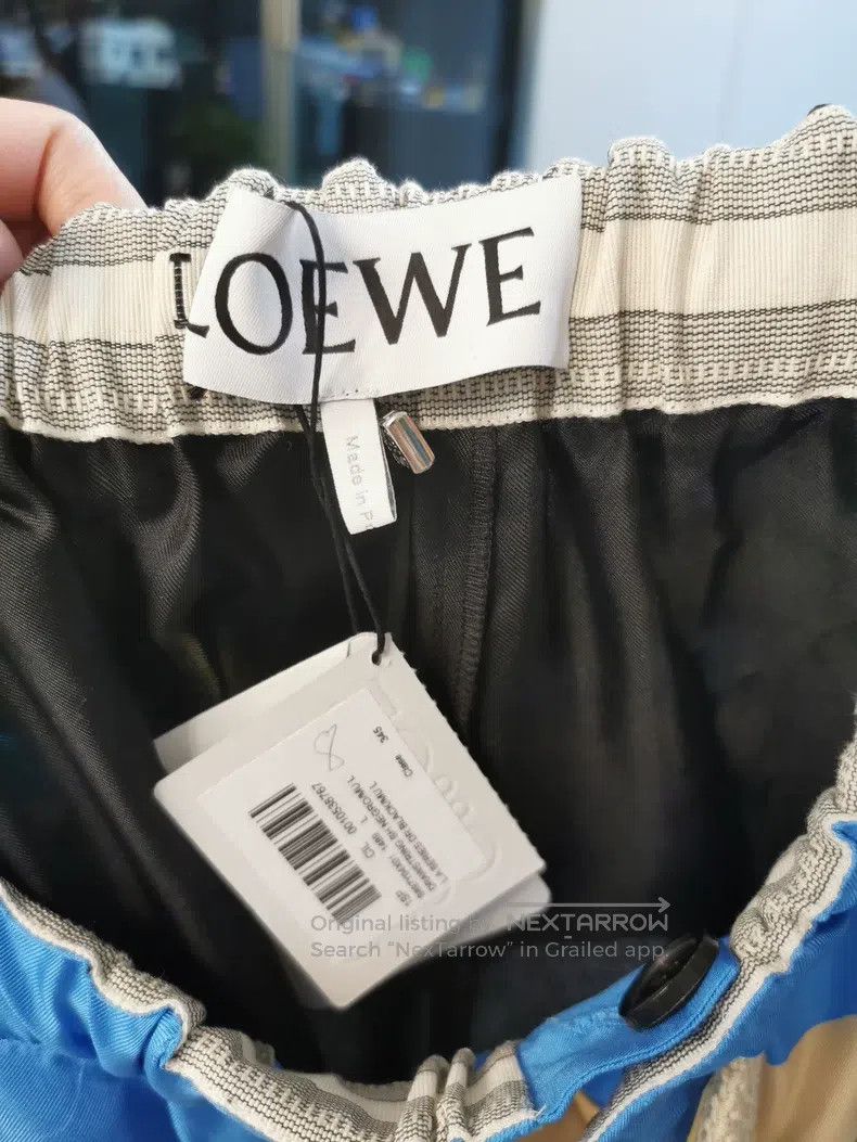 Loewe Loewe size L Black and Blue Color Block Palm Tree Pattern D Size US 38 / EU 54 - 3 Thumbnail