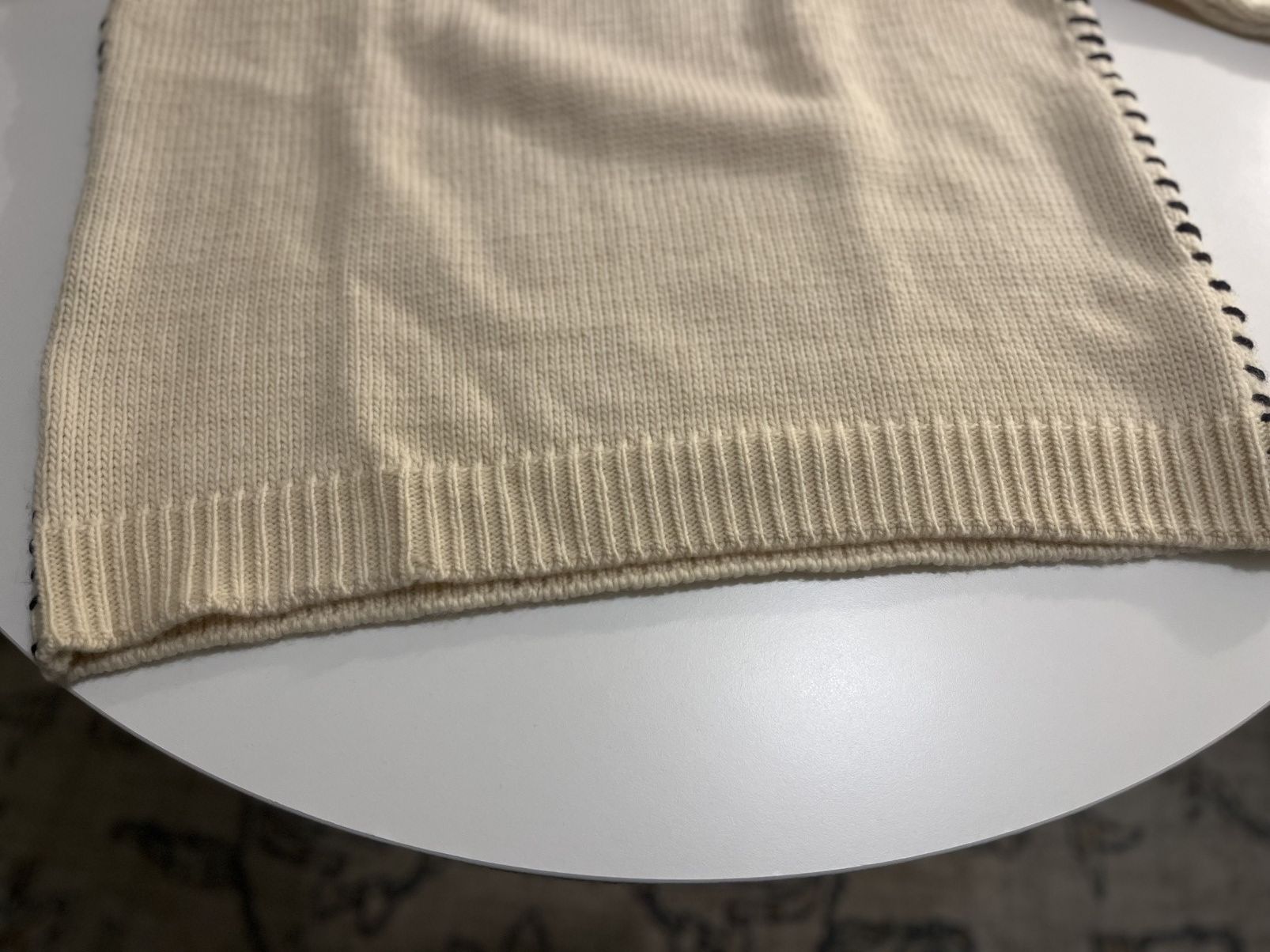 Osklen Osklen Wool Oversized Off-white Knit Sweater Size US M / EU 48-50 / 2 - 11 Thumbnail
