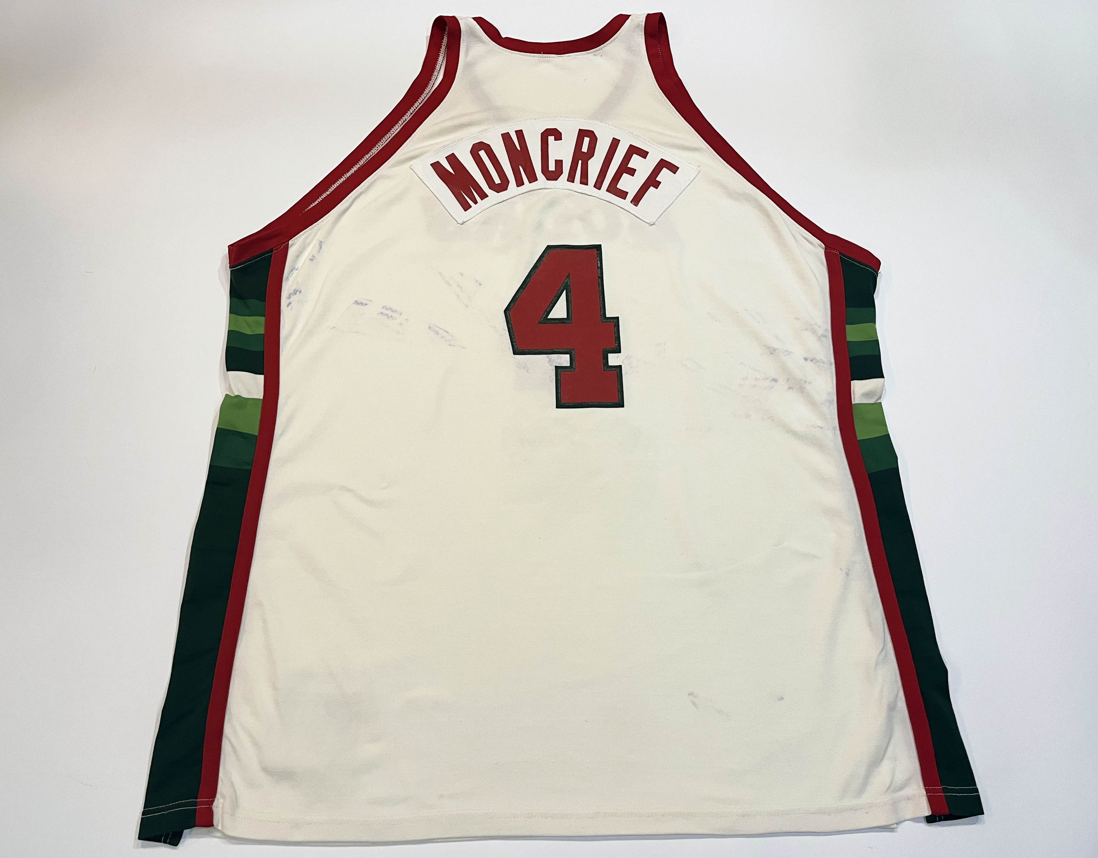 Mitchell & Ness Mitchell & Ness NBA Milwaukee Bucks MONCRIEF #4 Jersey Size US XL / EU 56 / 4 - 4 Thumbnail