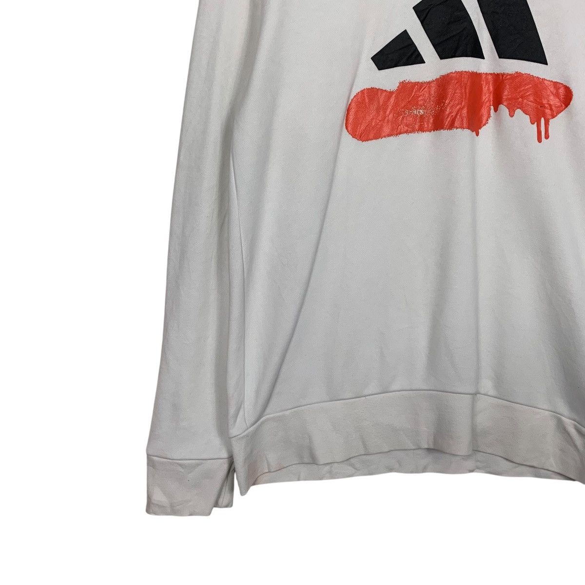 Adidas Adidas Big Logo Crewneck Sweatshirt Size US L / EU 52-54 / 3 - 3 Thumbnail