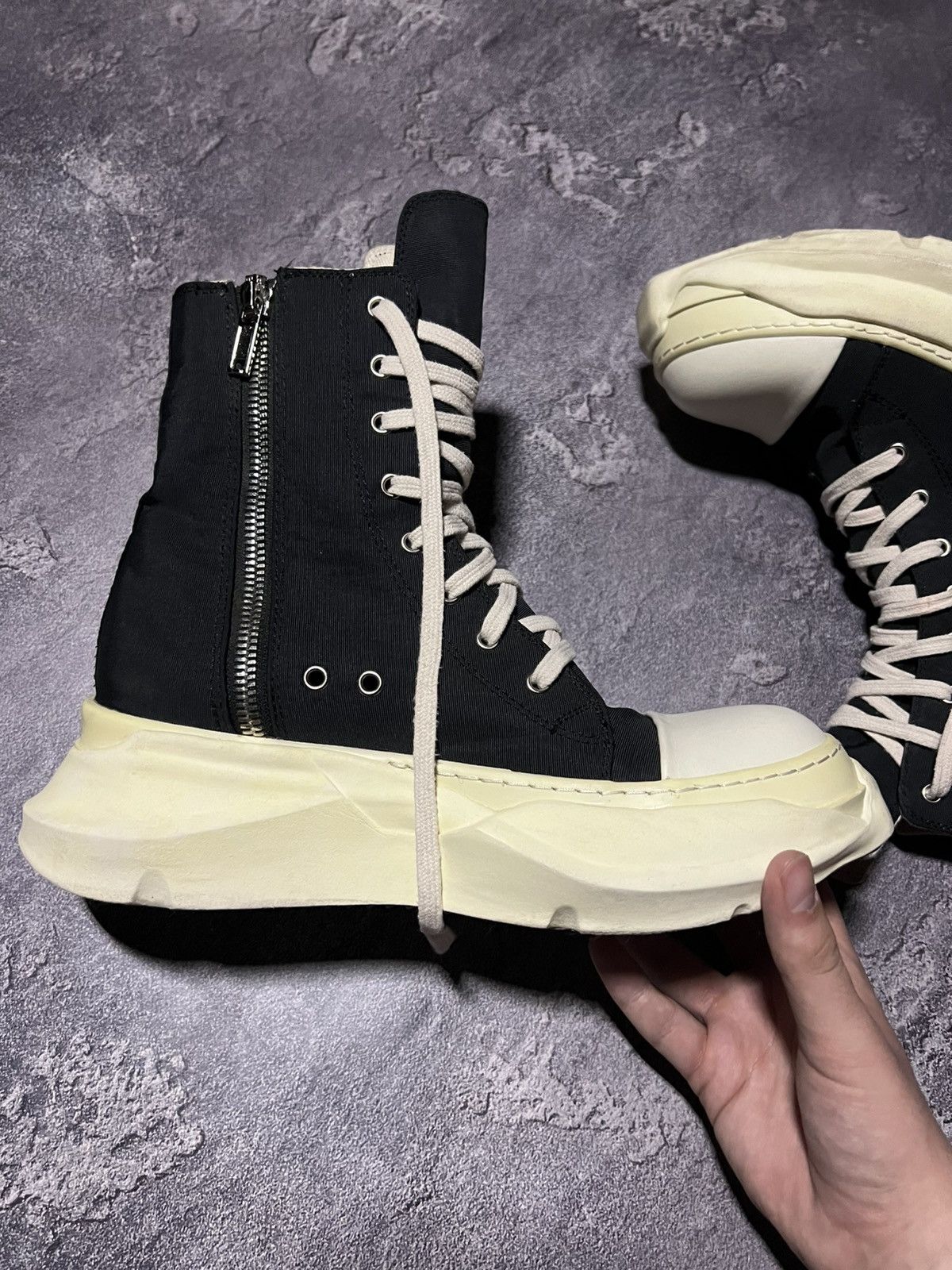 Rick Owens Abstract Ramones Hign