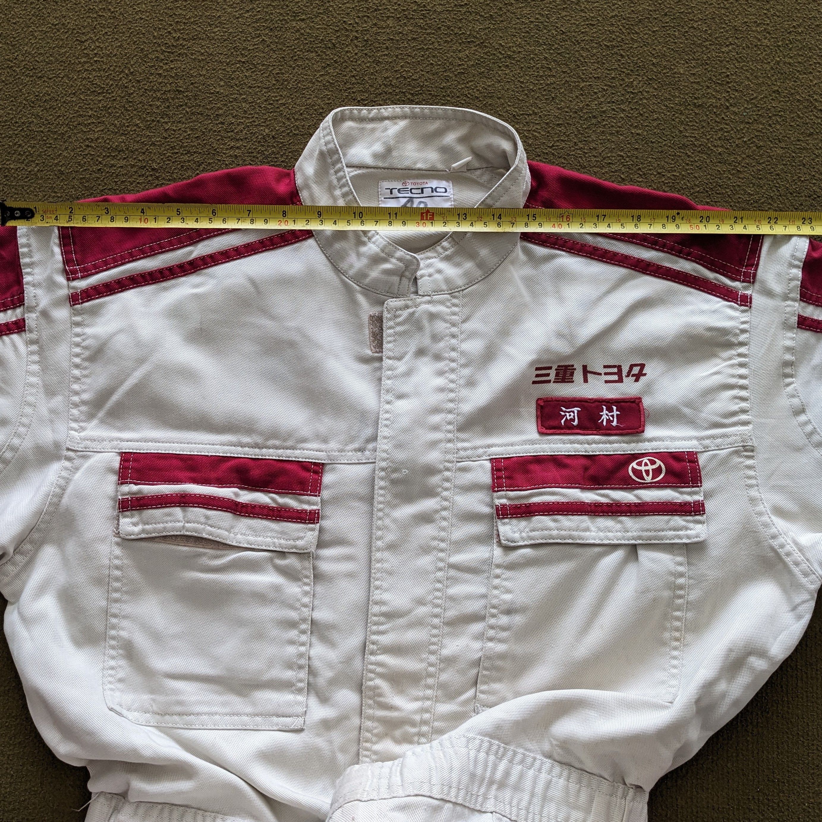 Vintage Vintage TOYOTA Motorsports Racing Coverall Workwear Jacket Size US XL / EU 56 / 4 - 7 Thumbnail