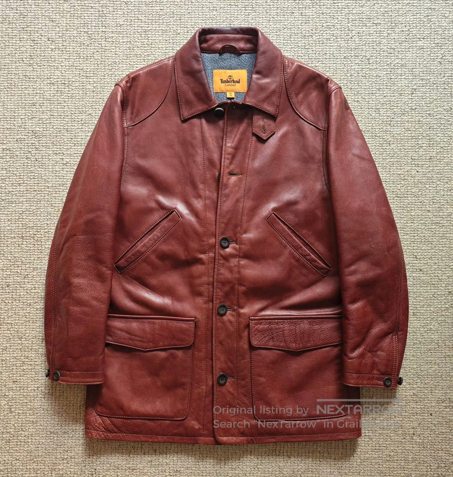Timberland Timberland Leather Jacket. Size US M / EU 48-50 / 2 - 1 Thumbnail