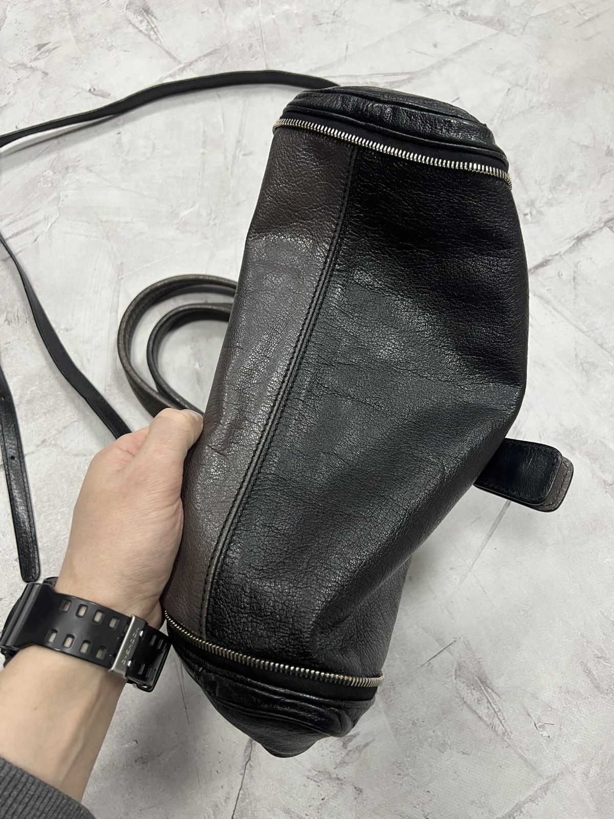 Designer × Dolce & Gabbana × Vintage Dolce & Gabbana Vilma Black Leather Handbag Size ONE SIZE - 8 Thumbnail
