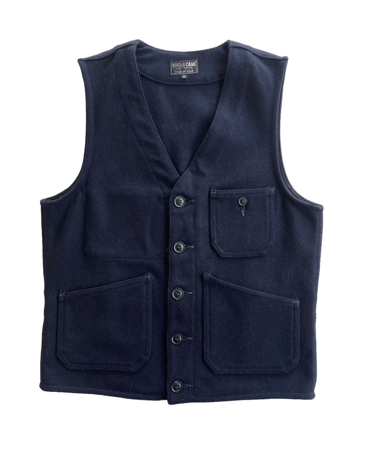 Sugar Cane RARE!!! Buckle Back Work Riding Vest Made in Usa Size US M / EU 48-50 / 2 - 1 Thumbnail